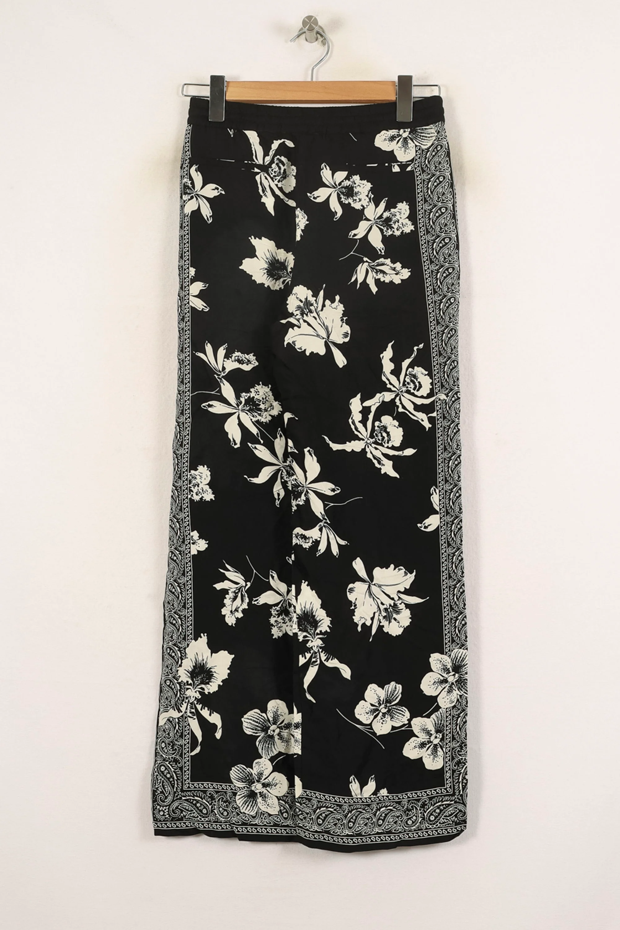 Pantalon Large Noir et Blanc - Taille XS/34 - Image 4