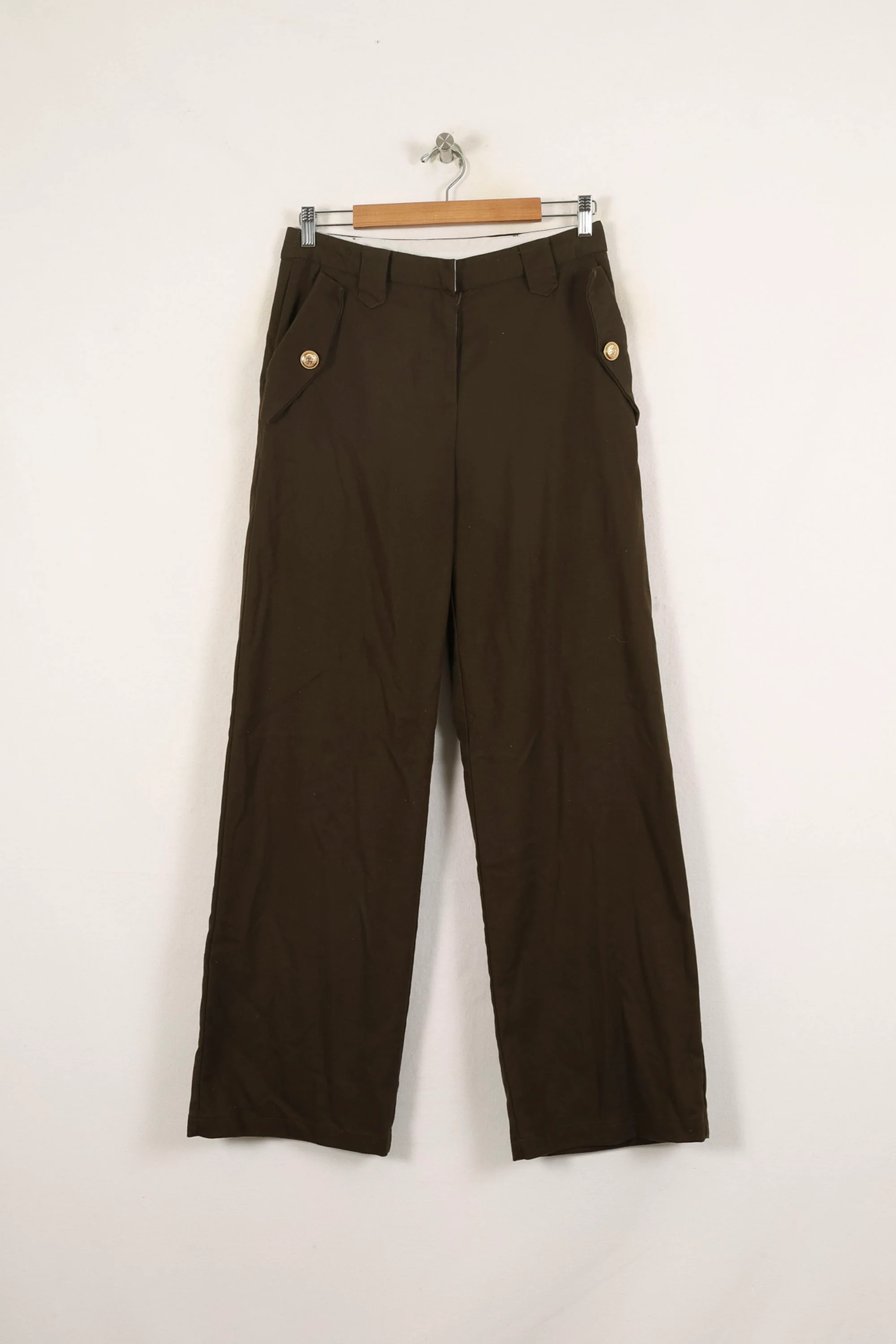 Pantalon Large Vert - Taille L/40 - Image 2