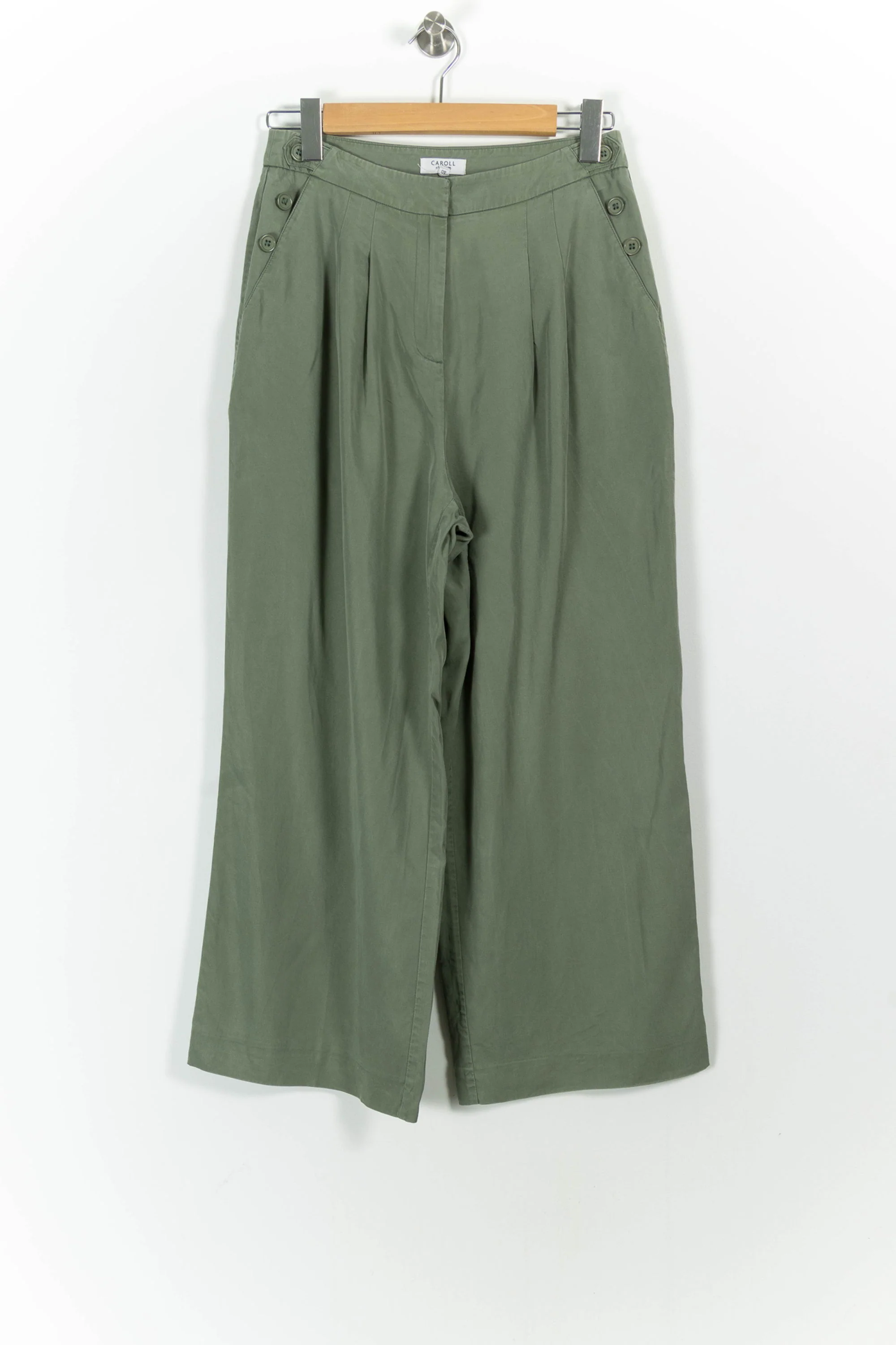 Pantalon Large Vert - Taille L/40 - Image 2