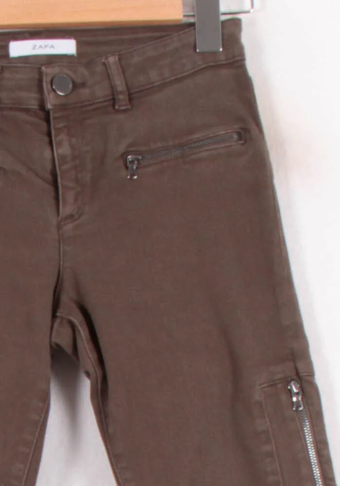 Pantalon Marron - Taille S/36 - Image 3
