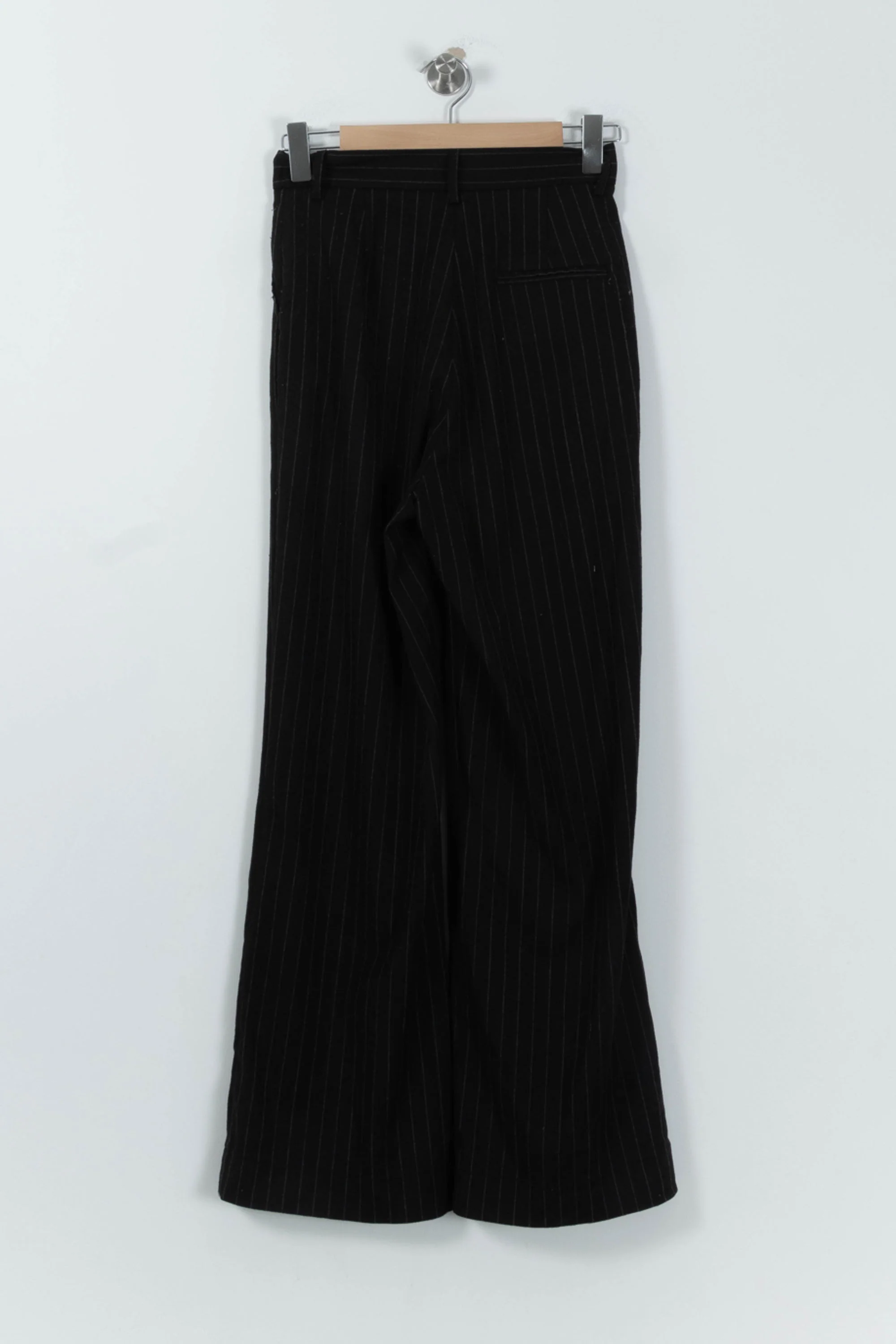 Pantalon Noir à Rayures - Taille M/38 - Image 4