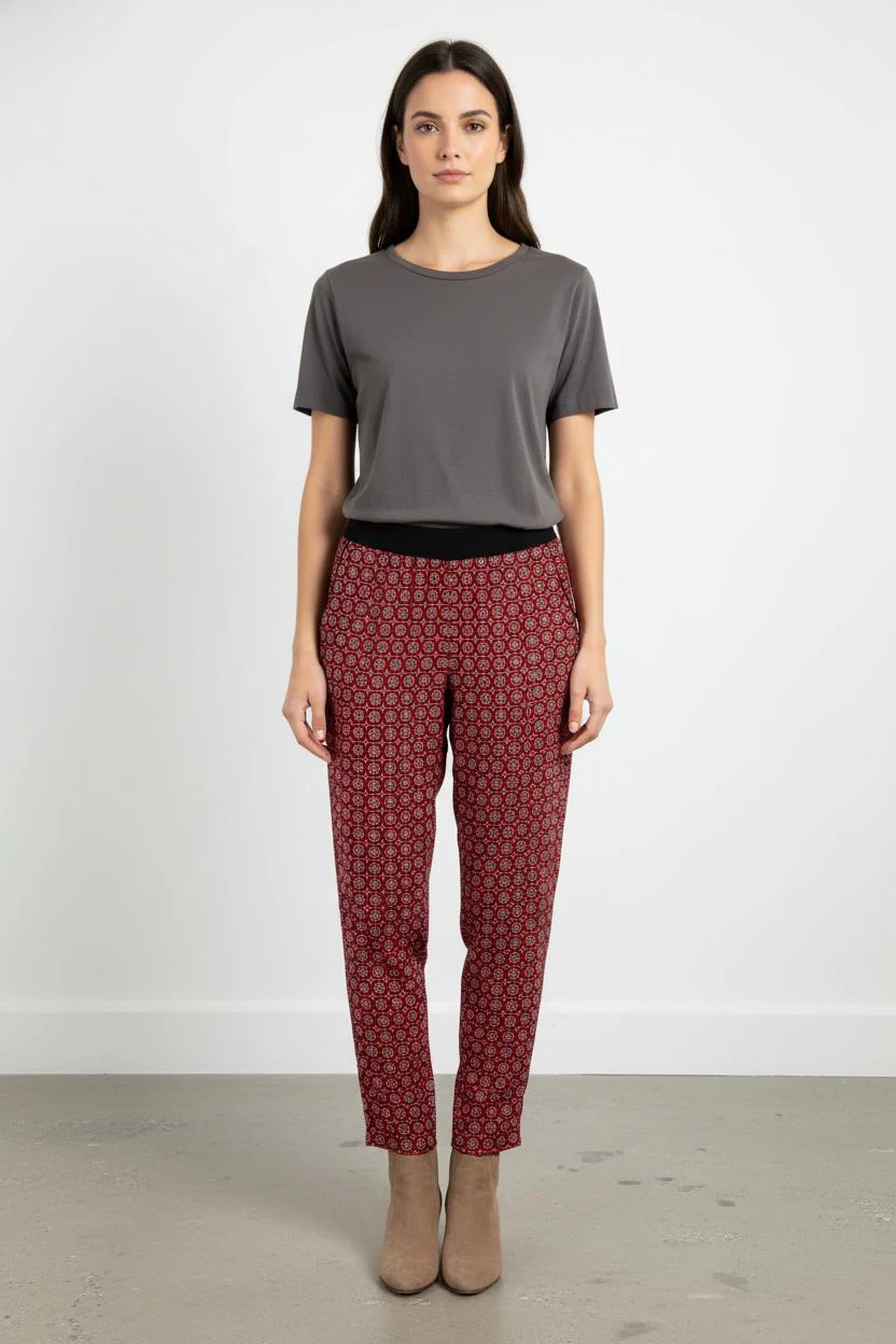 Pantalon Rouge et Noir - Taille M/38