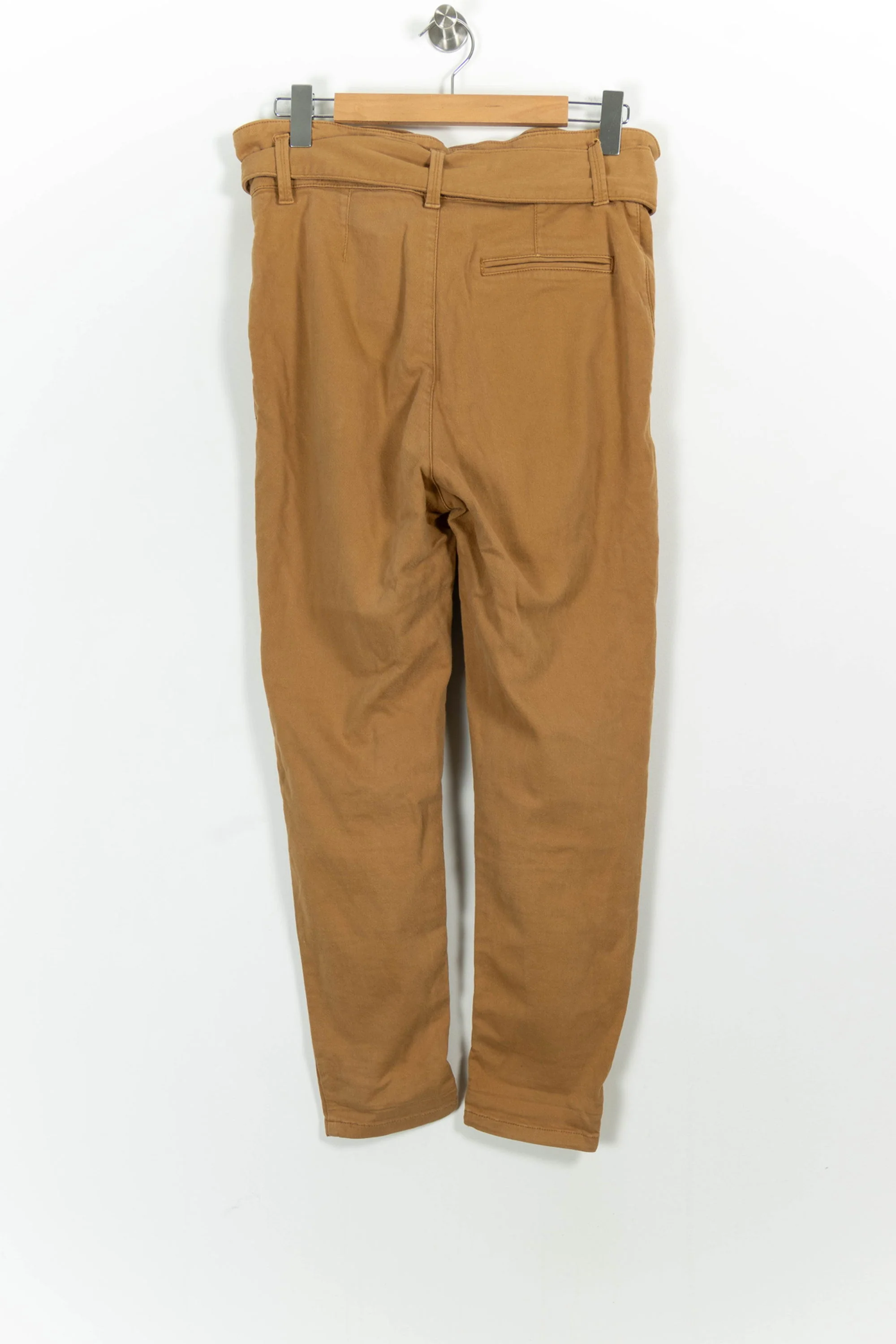 Pantalon Taille Haute Beige - Taille M/38 - Image 4