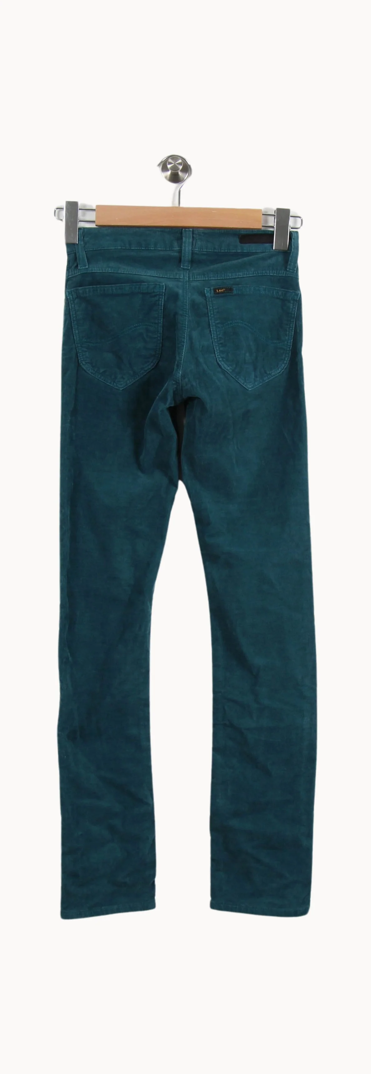 Pantalon Velours Bleu - Taille XS/34 - Image 4