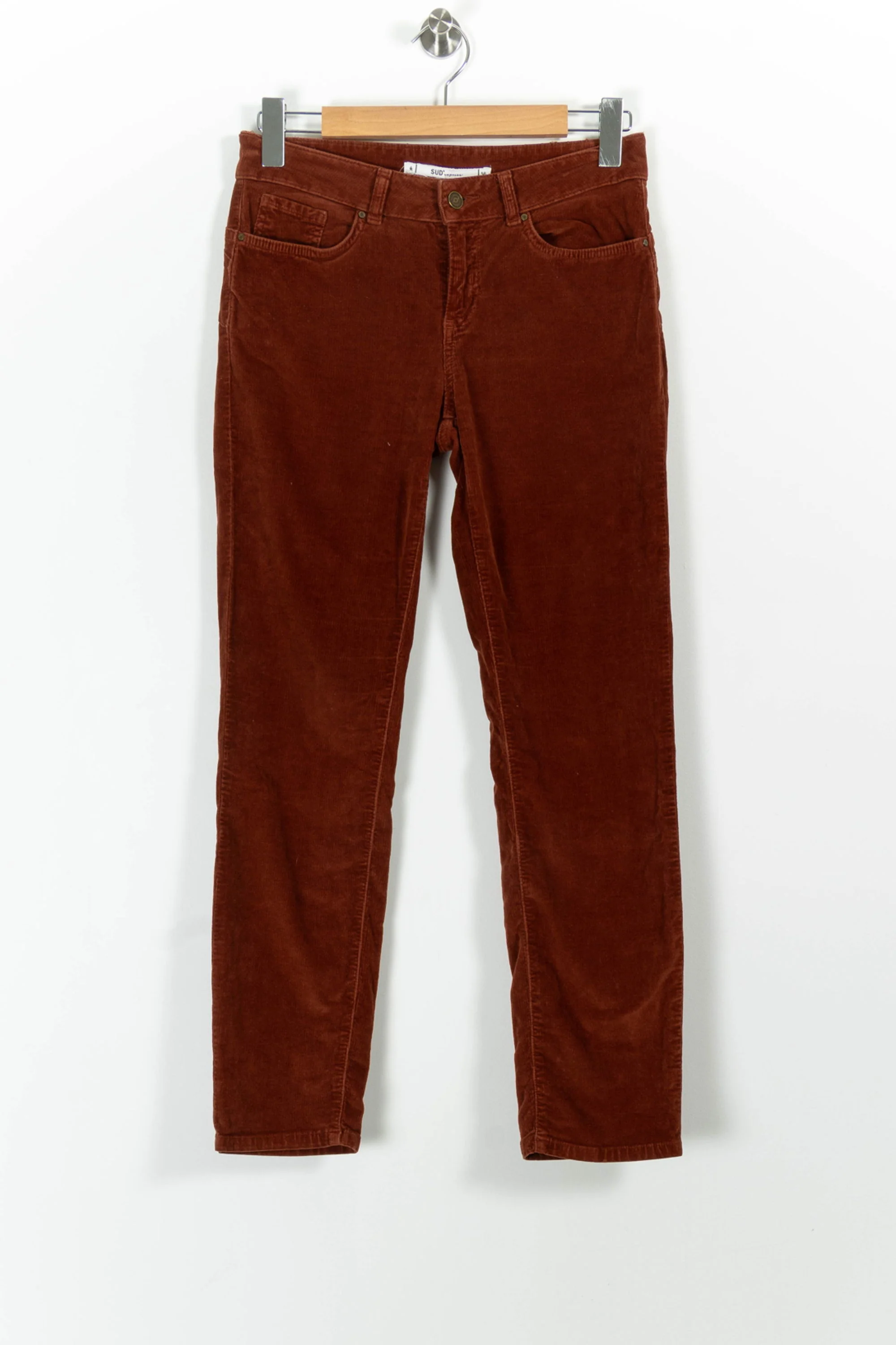 Pantalon Velours Marron - Taille M/38 - Image 2