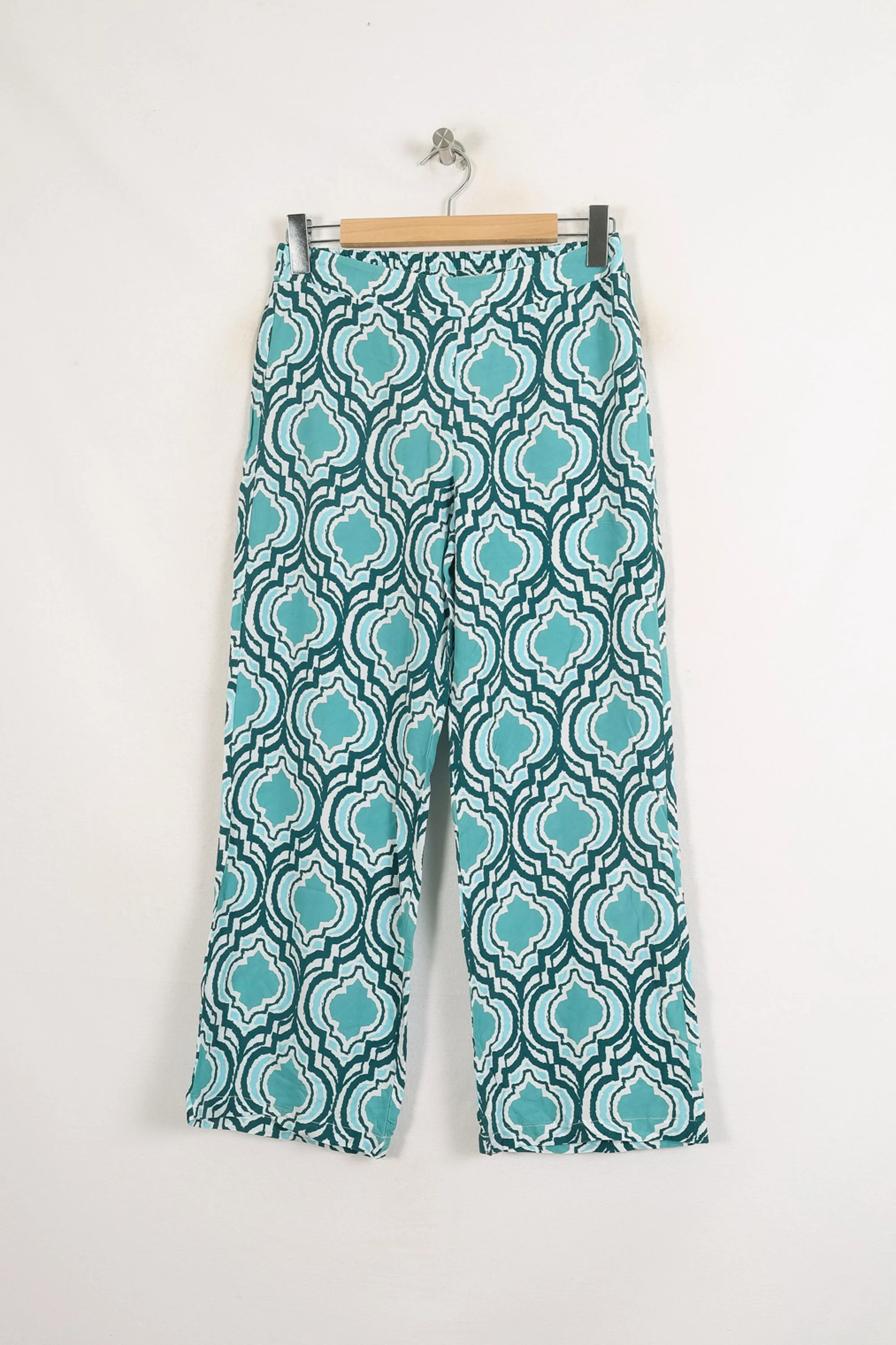 Pantalon Vert et Bleu - Taille S/36 - Image 2