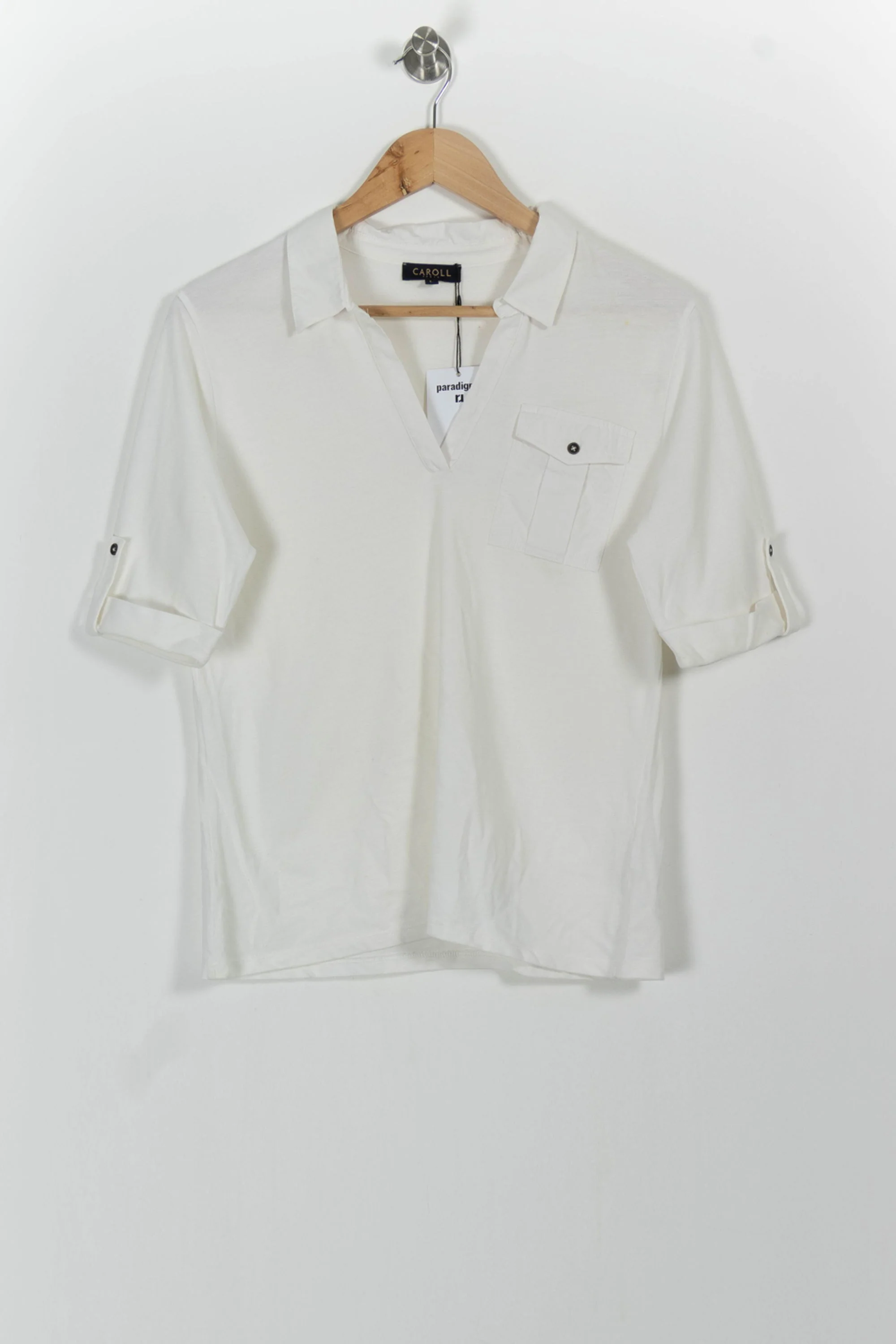 Polo Blanc - Taille L/40 - Image 2