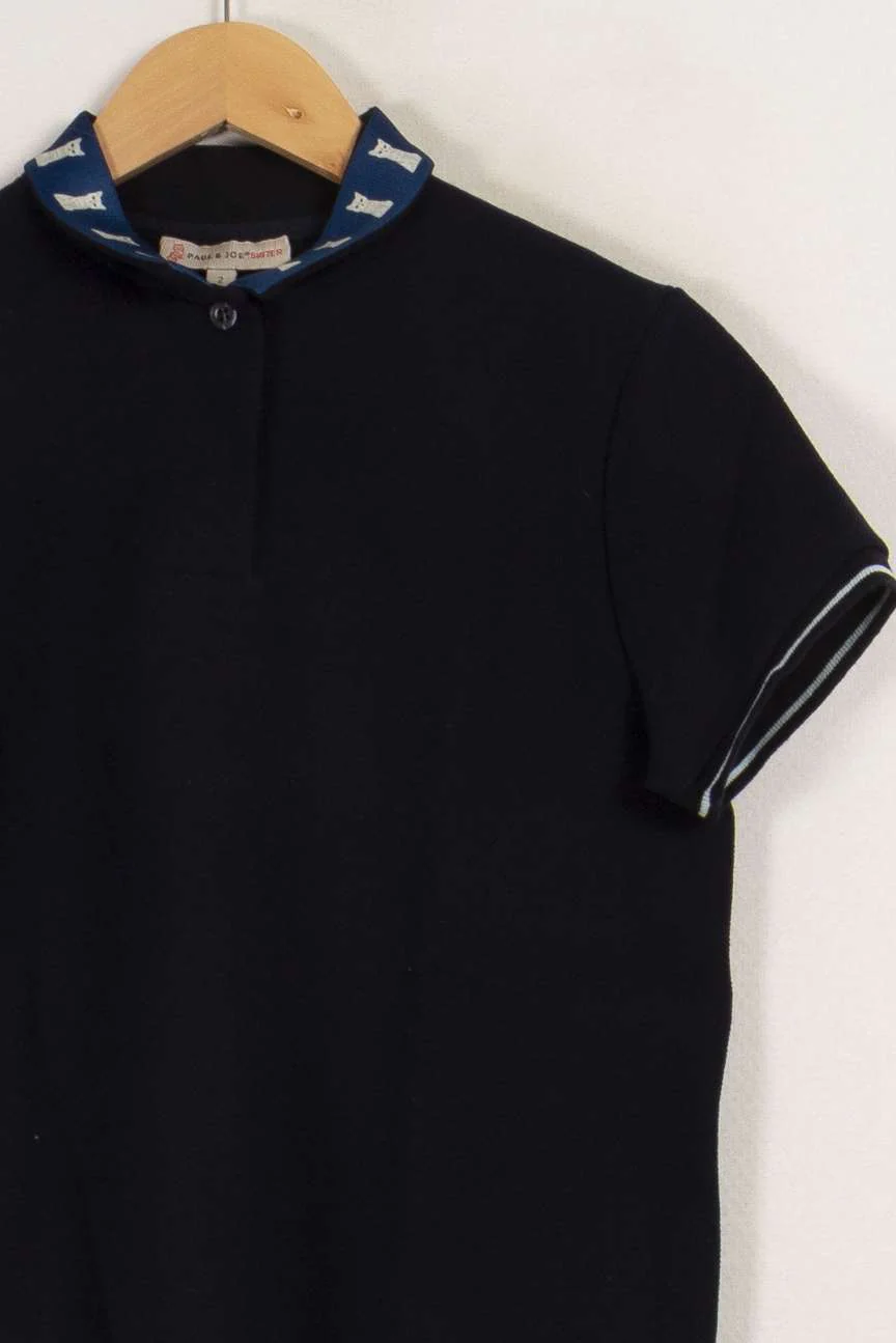 Polo bleu foncé - Taille M/38 - Image 3