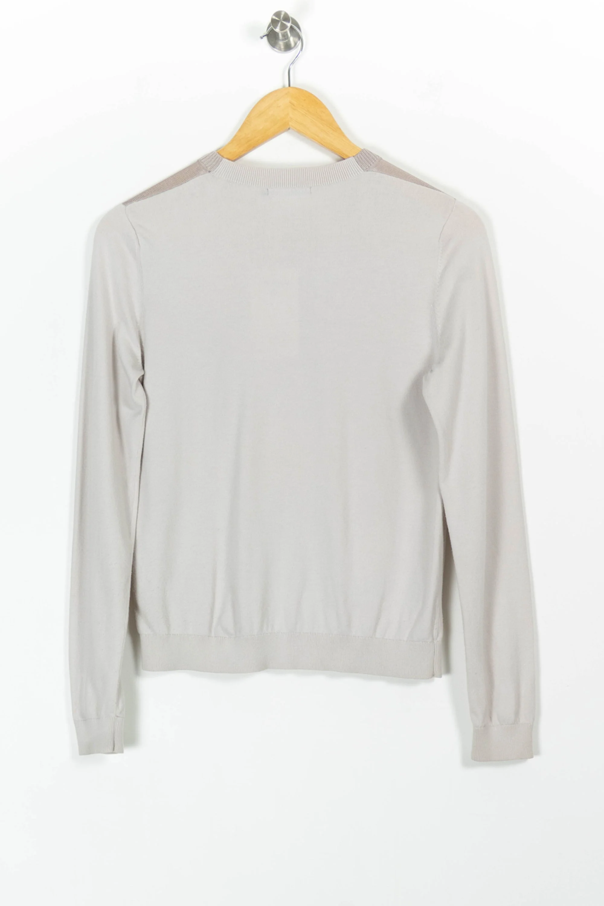 Pull Beige et Blanc - Taille S/36 - Image 4