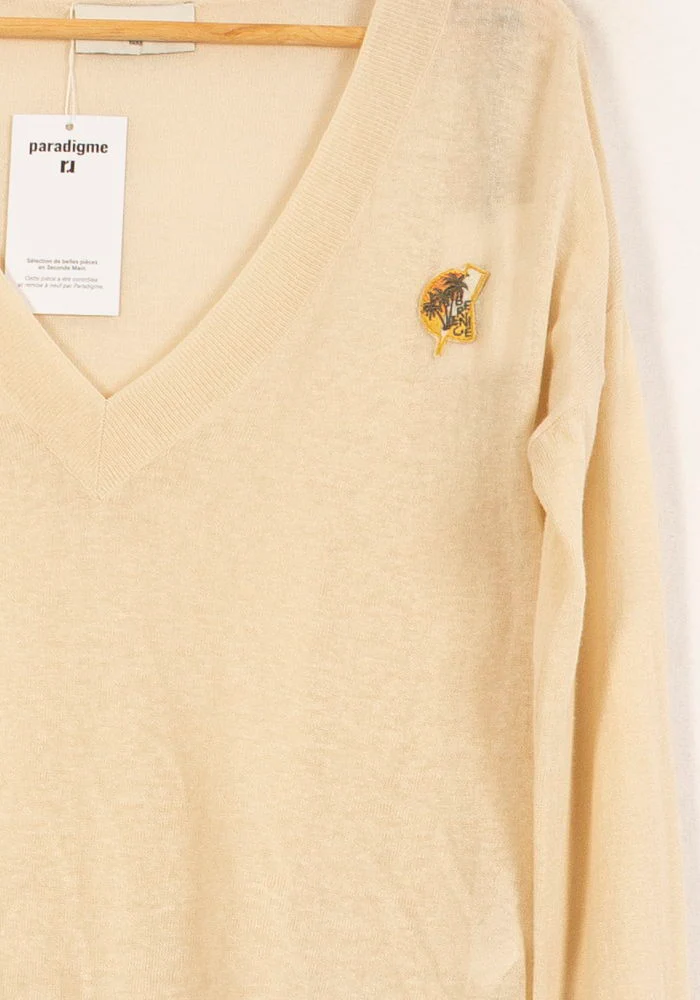 Pull Beige - Taille S/36 - Image 3