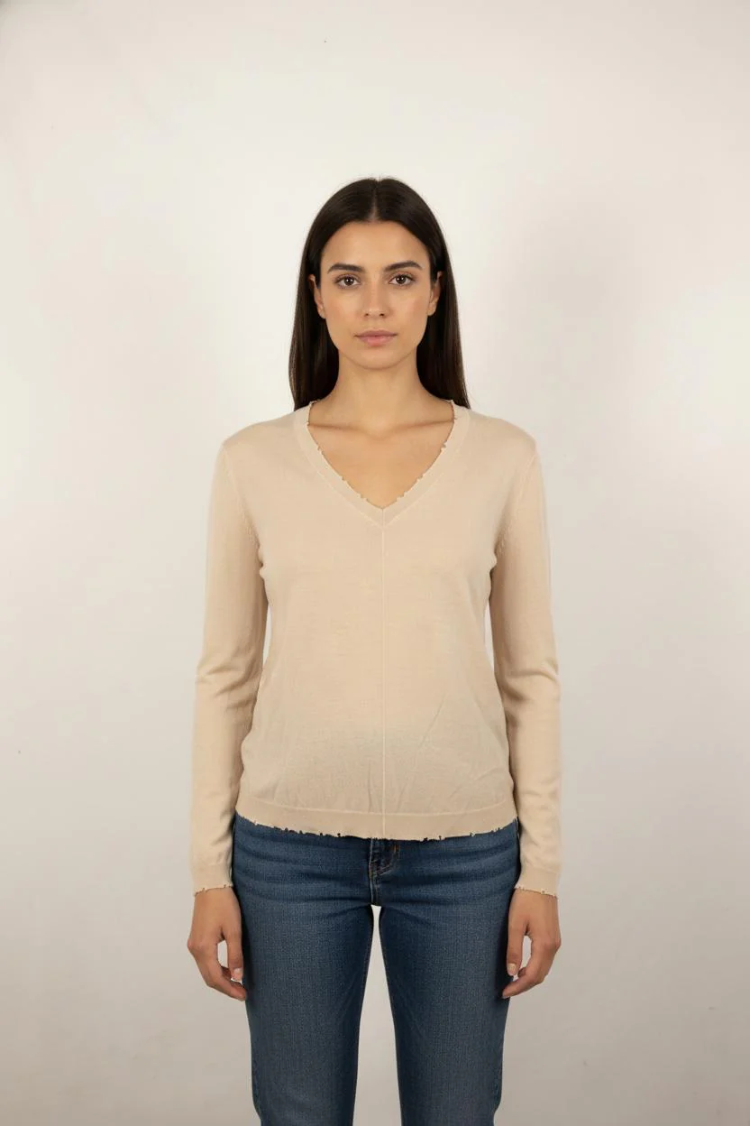 Pull Beige - Taille S/36