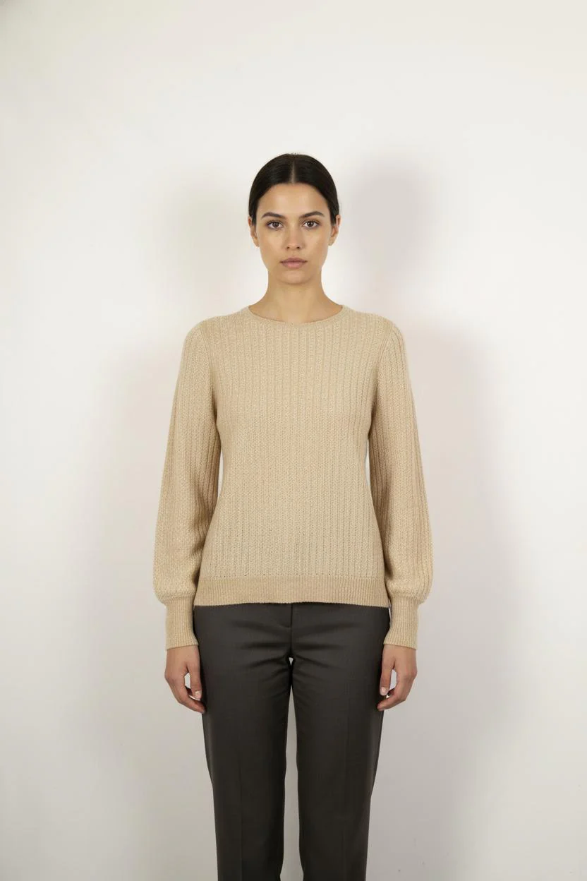Pull Beige - Taille XS/34