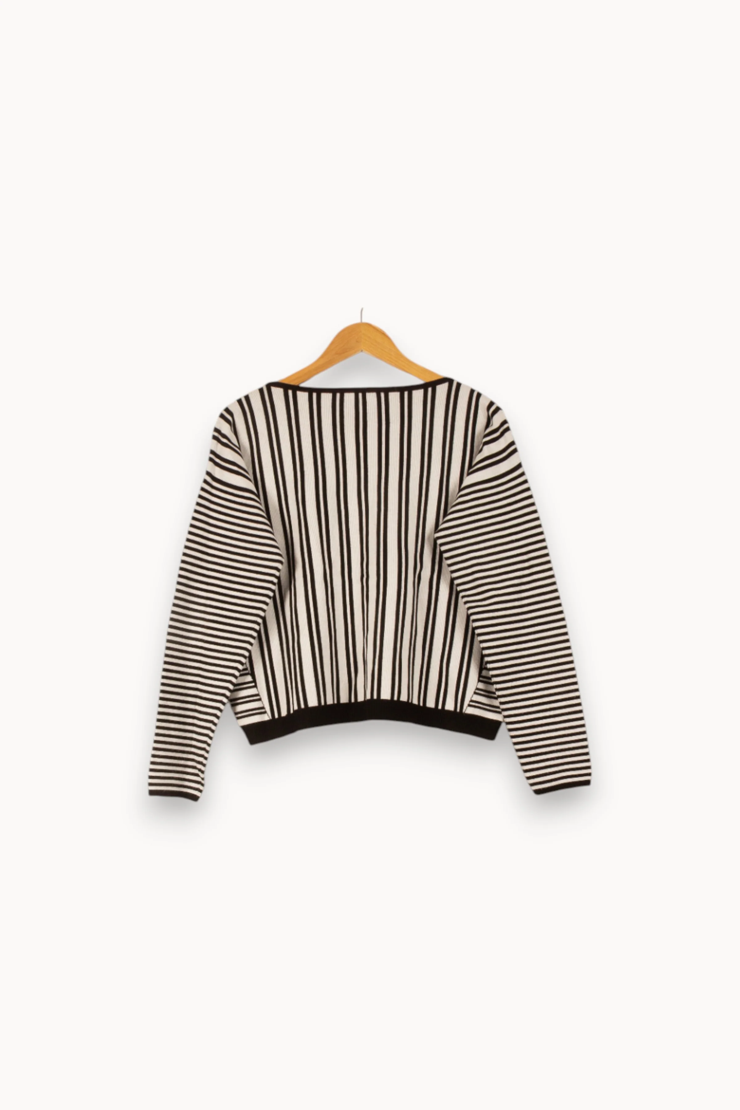 Pull Blanc et Noir - Taille M/38 - Image 4