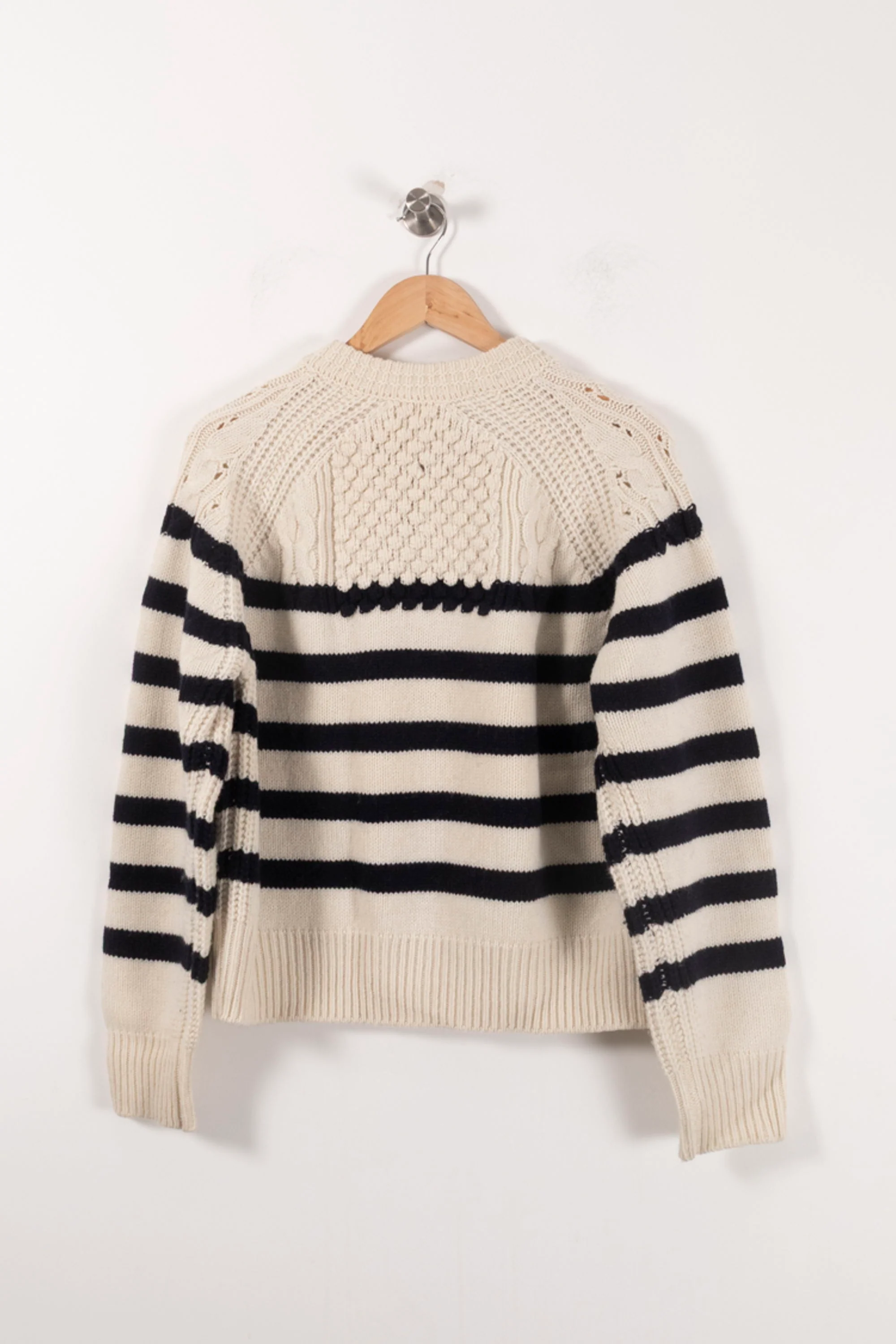 Pull Blanc et Noir - Taille S/36 - Image 4