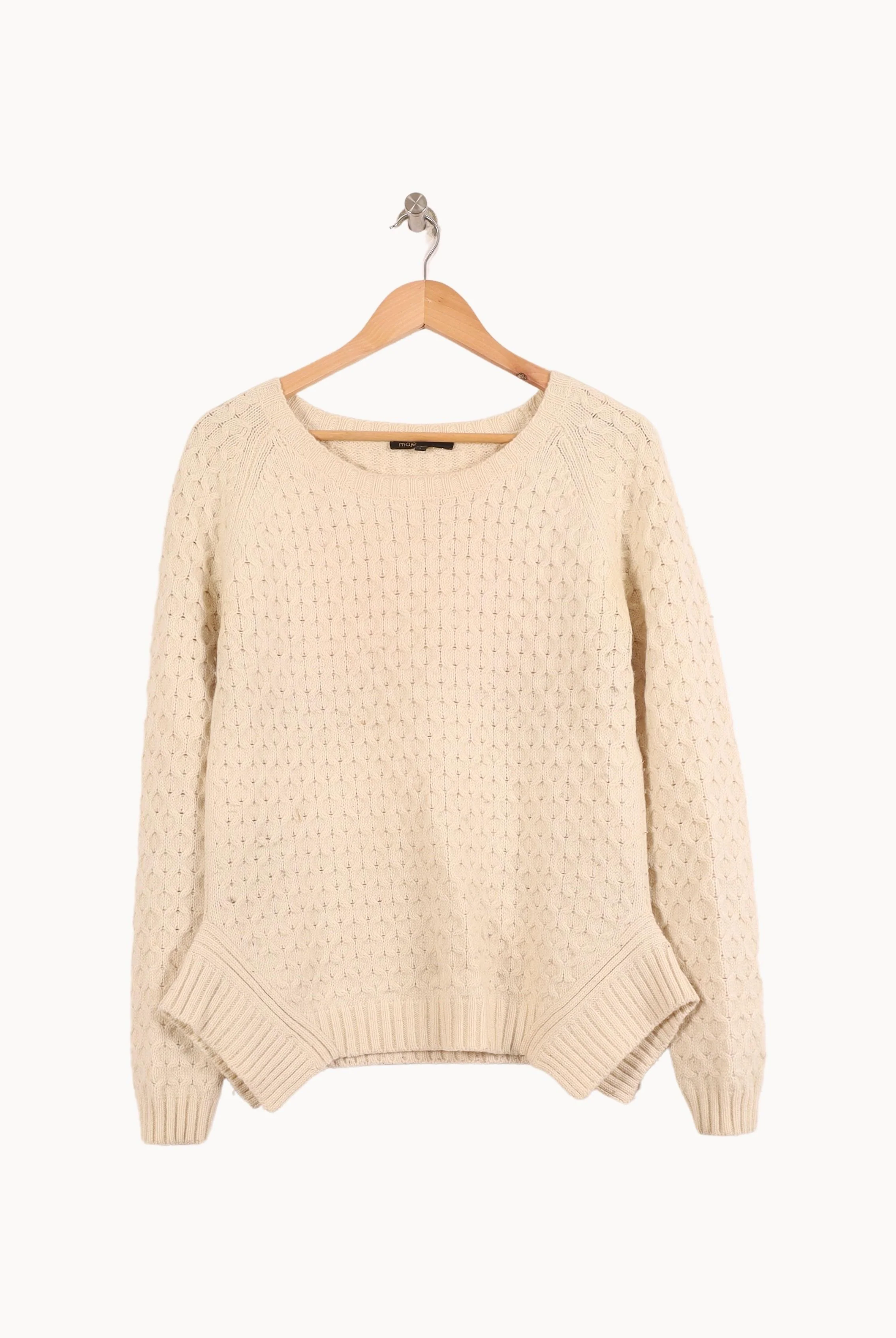 Pull Blanc - Taille L/40 - Image 2