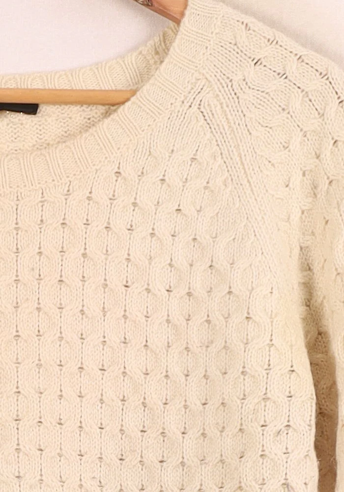 Pull Blanc - Taille L/40 - Image 3
