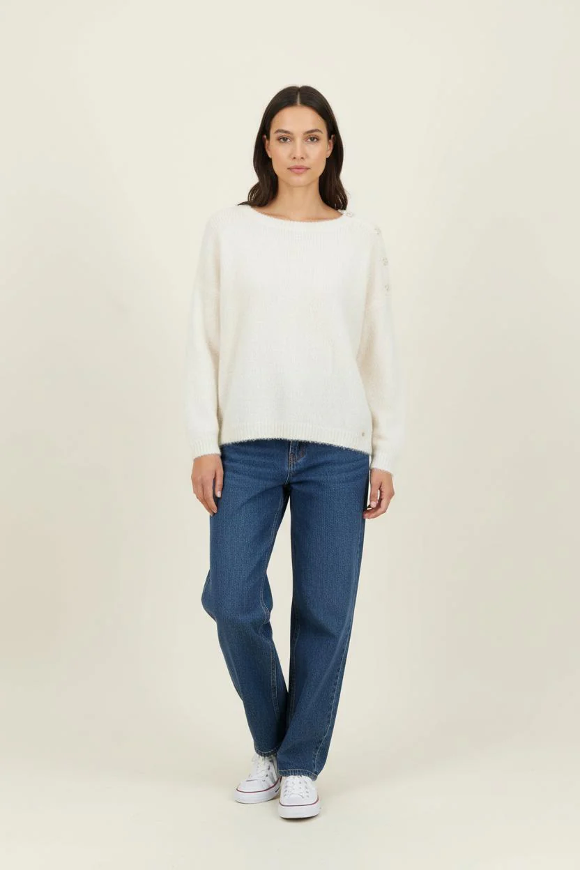 Pull Blanc - Taille L/40