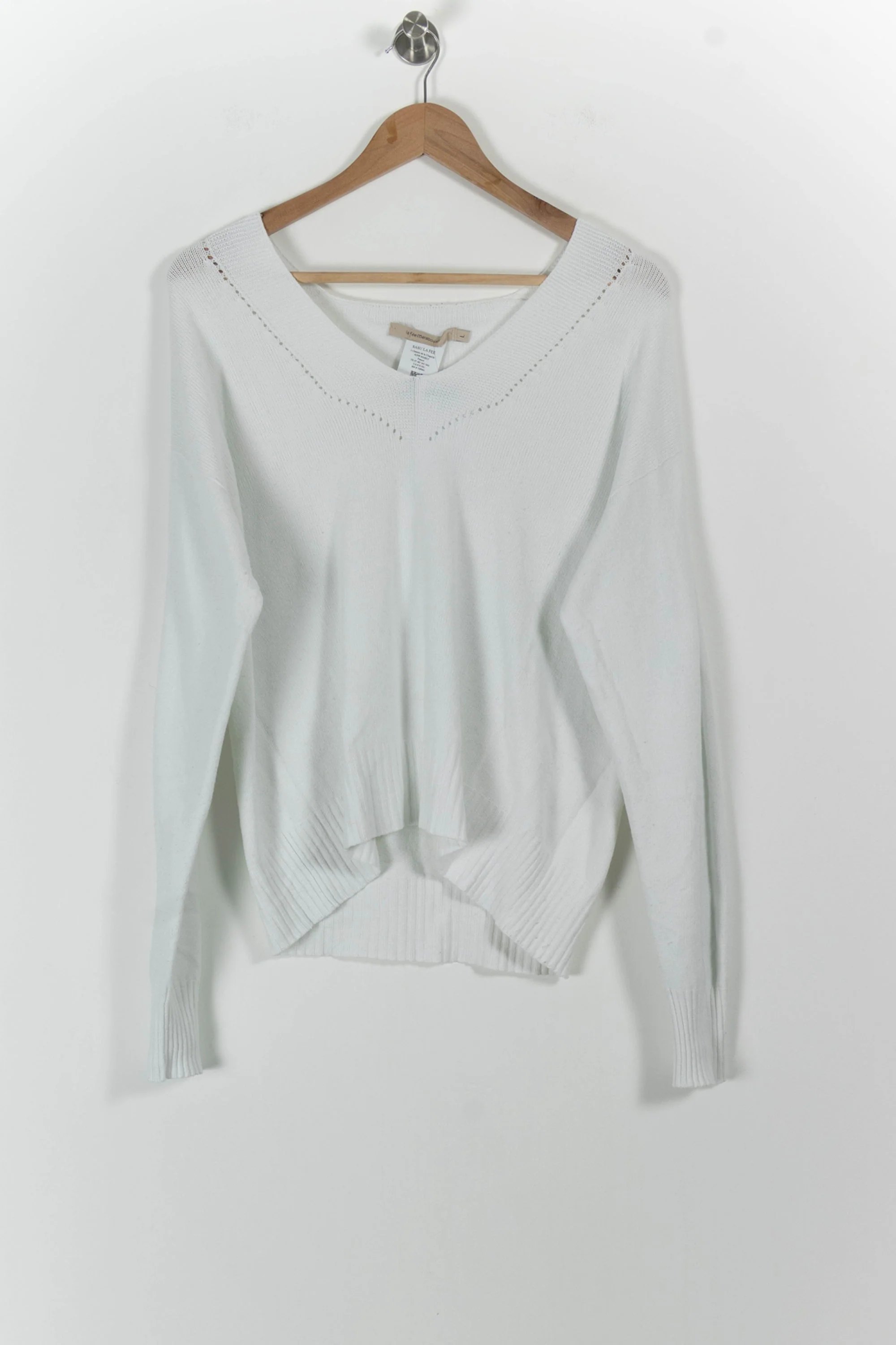 Pull Blanc - Taille L/40 - Image 2