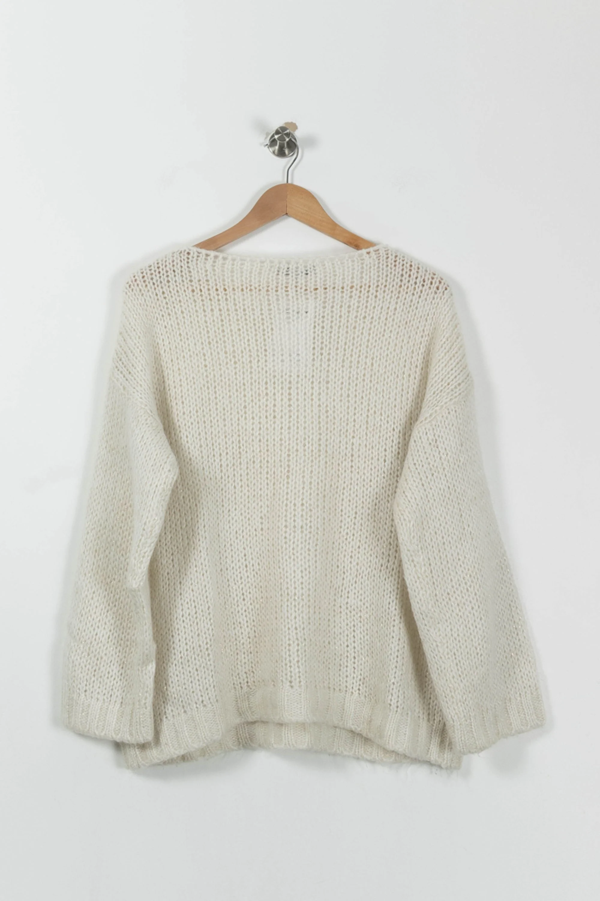 Pull Blanc - Taille M/38 - Image 4