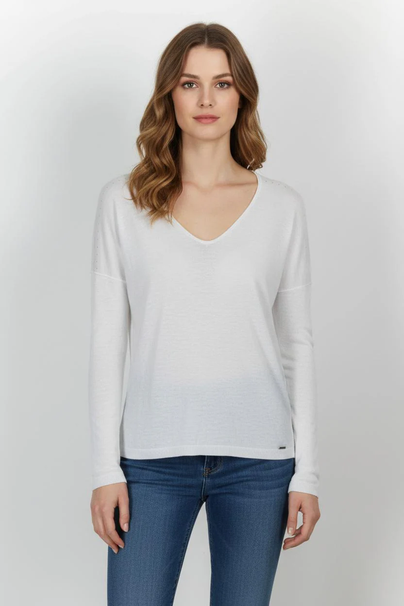 Pull Blanc - Taille M/38