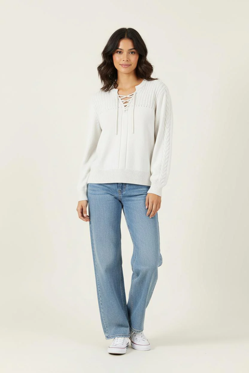 Pull Blanc - Taille S/36