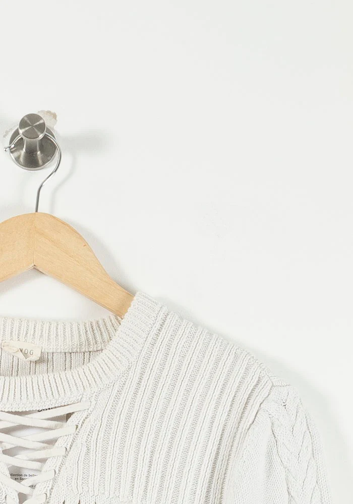 Pull Blanc - Taille S/36 - Image 3
