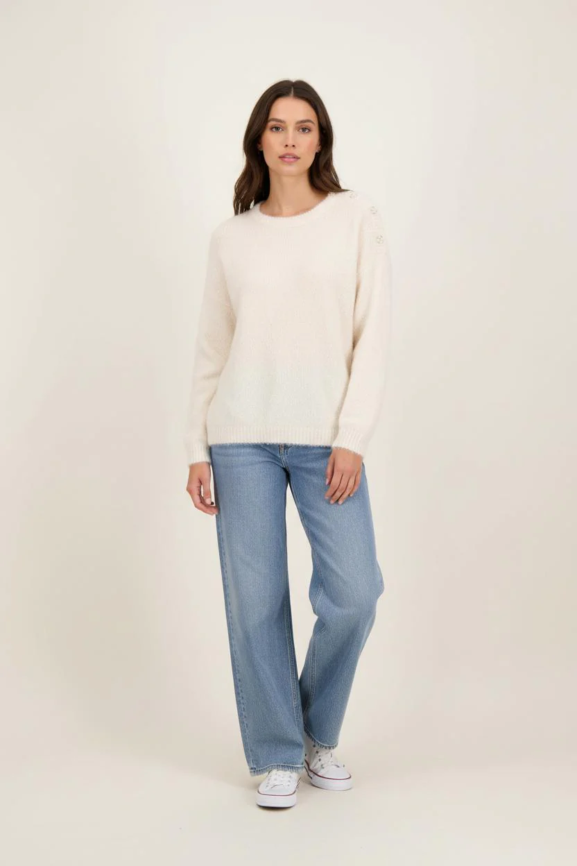 Pull Blanc - Taille S/36
