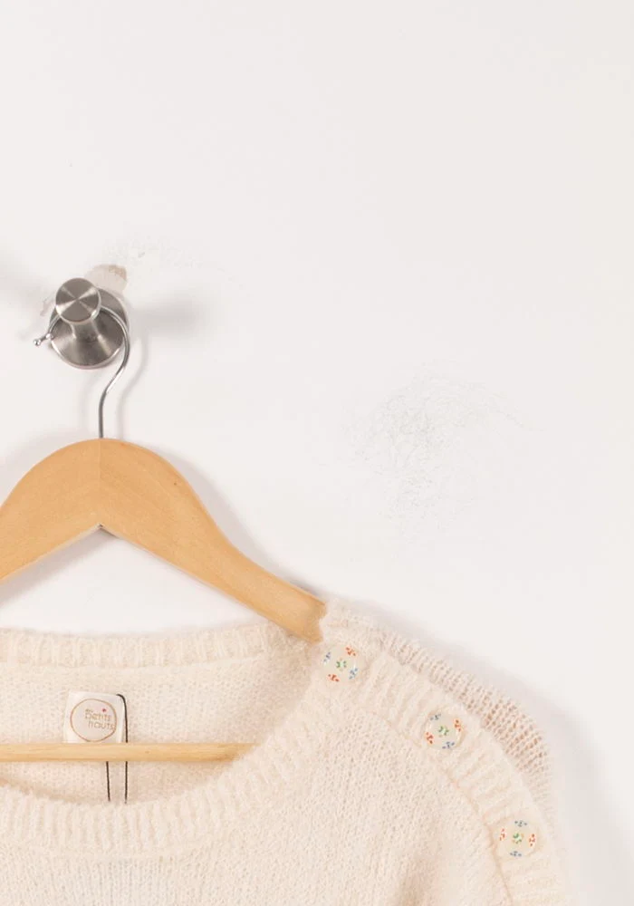 Pull Blanc - Taille S/36 - Image 3