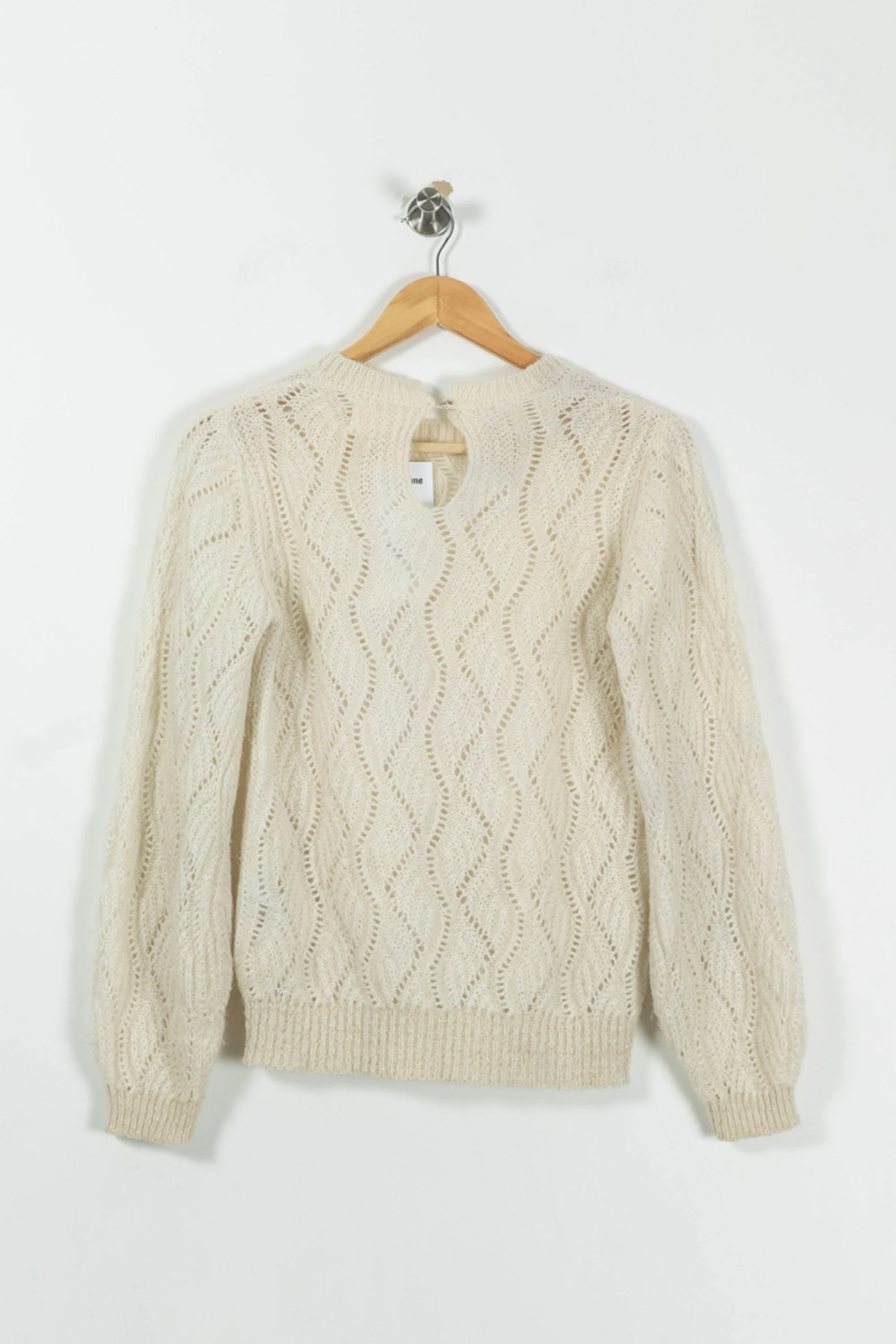 Pull Blanc - Taille S/36 - Image 4