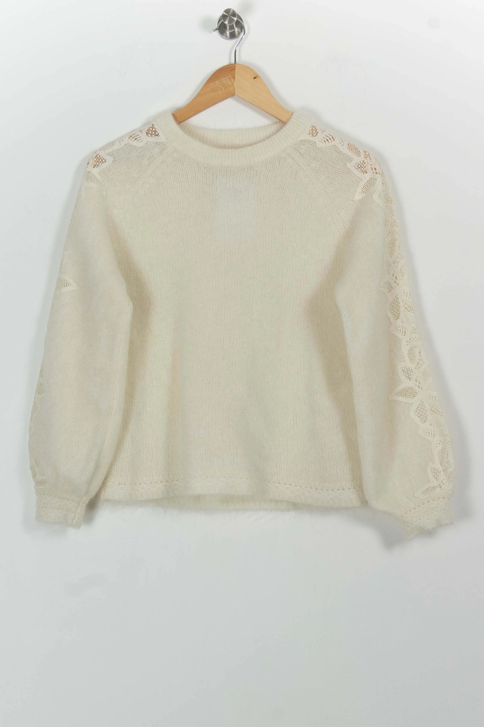 Pull Blanc - Taille S/36 - Image 2
