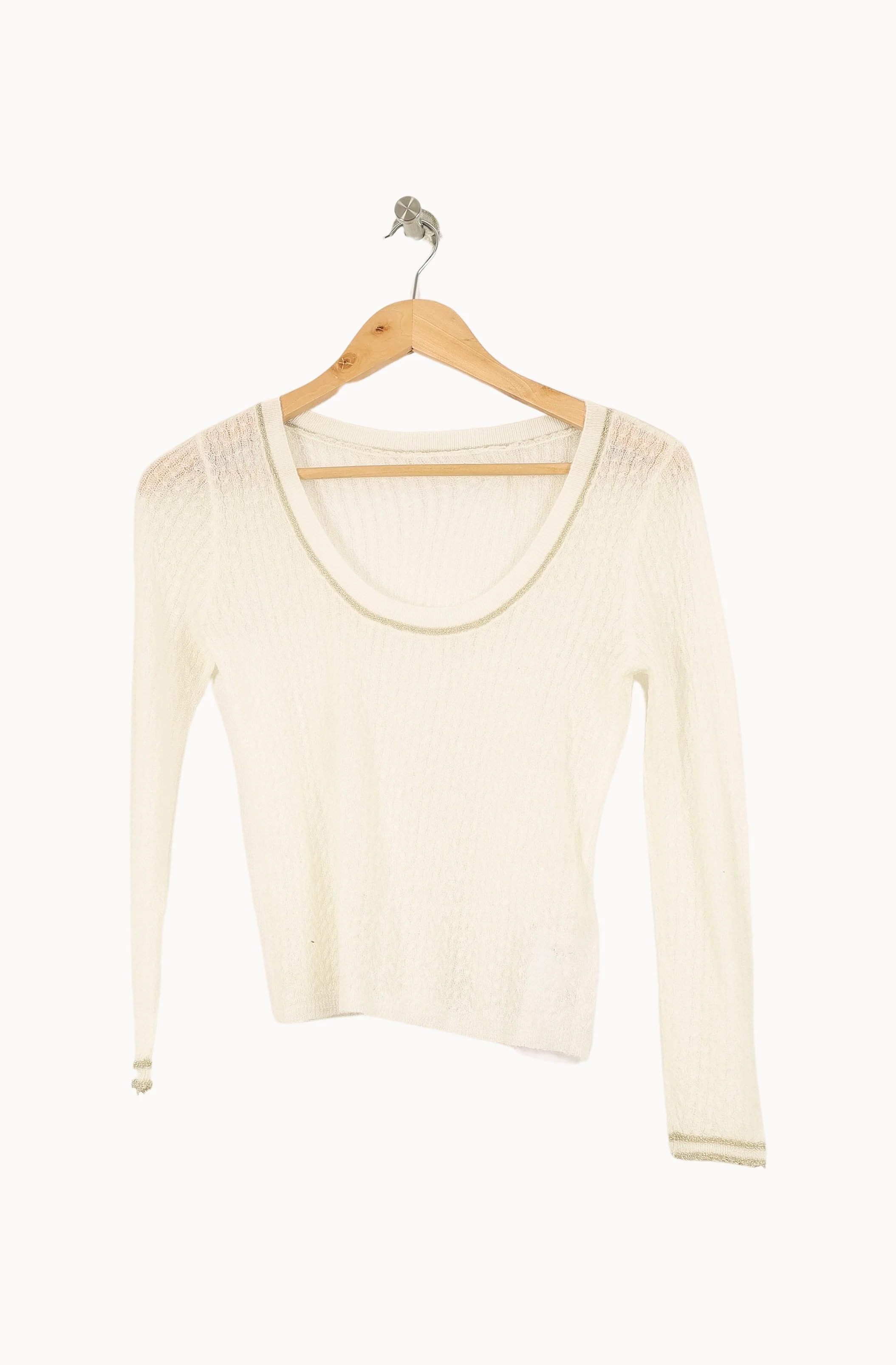 Pull Blanc - Taille S/36 - Image 2