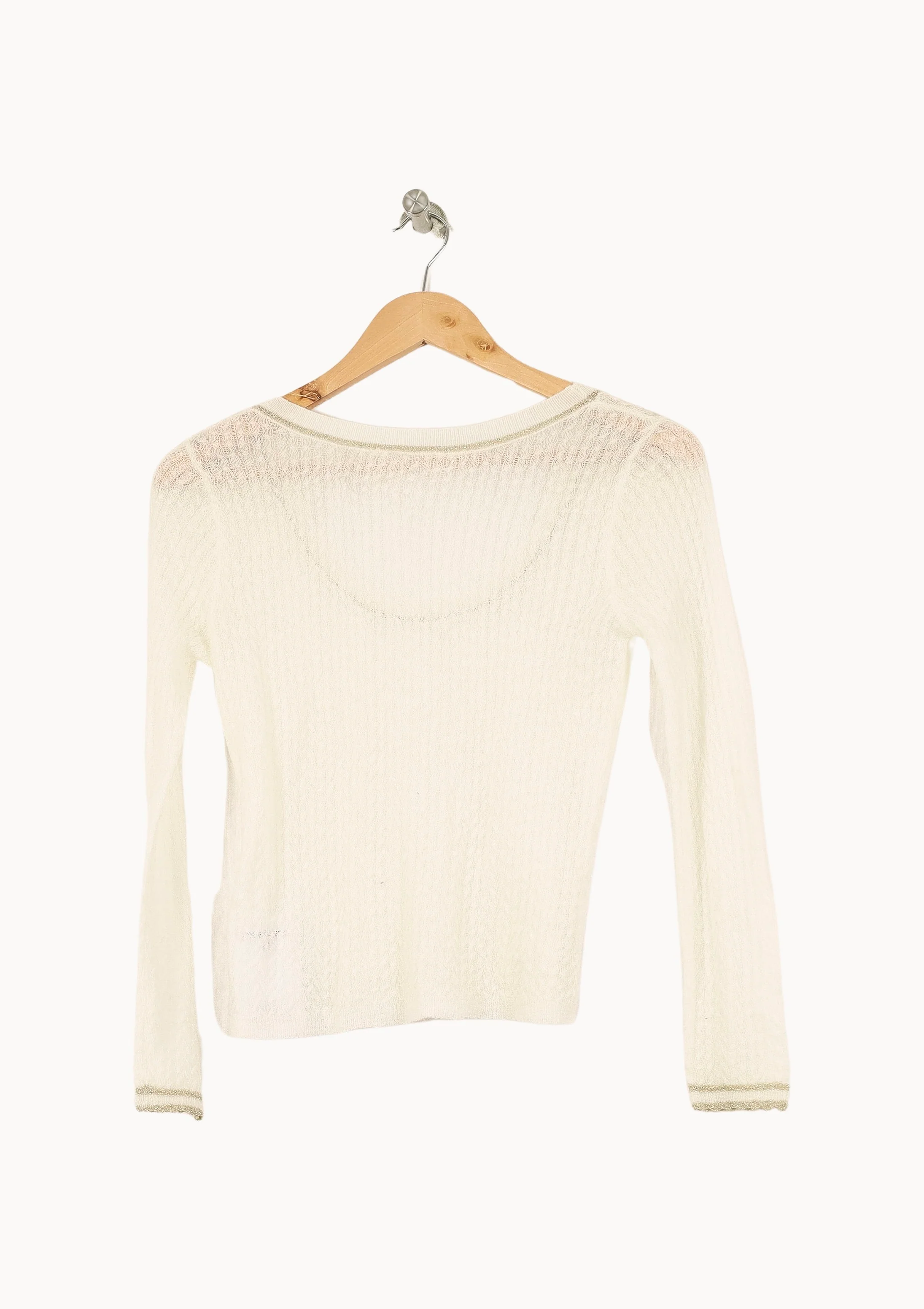 Pull Blanc - Taille S/36 - Image 4