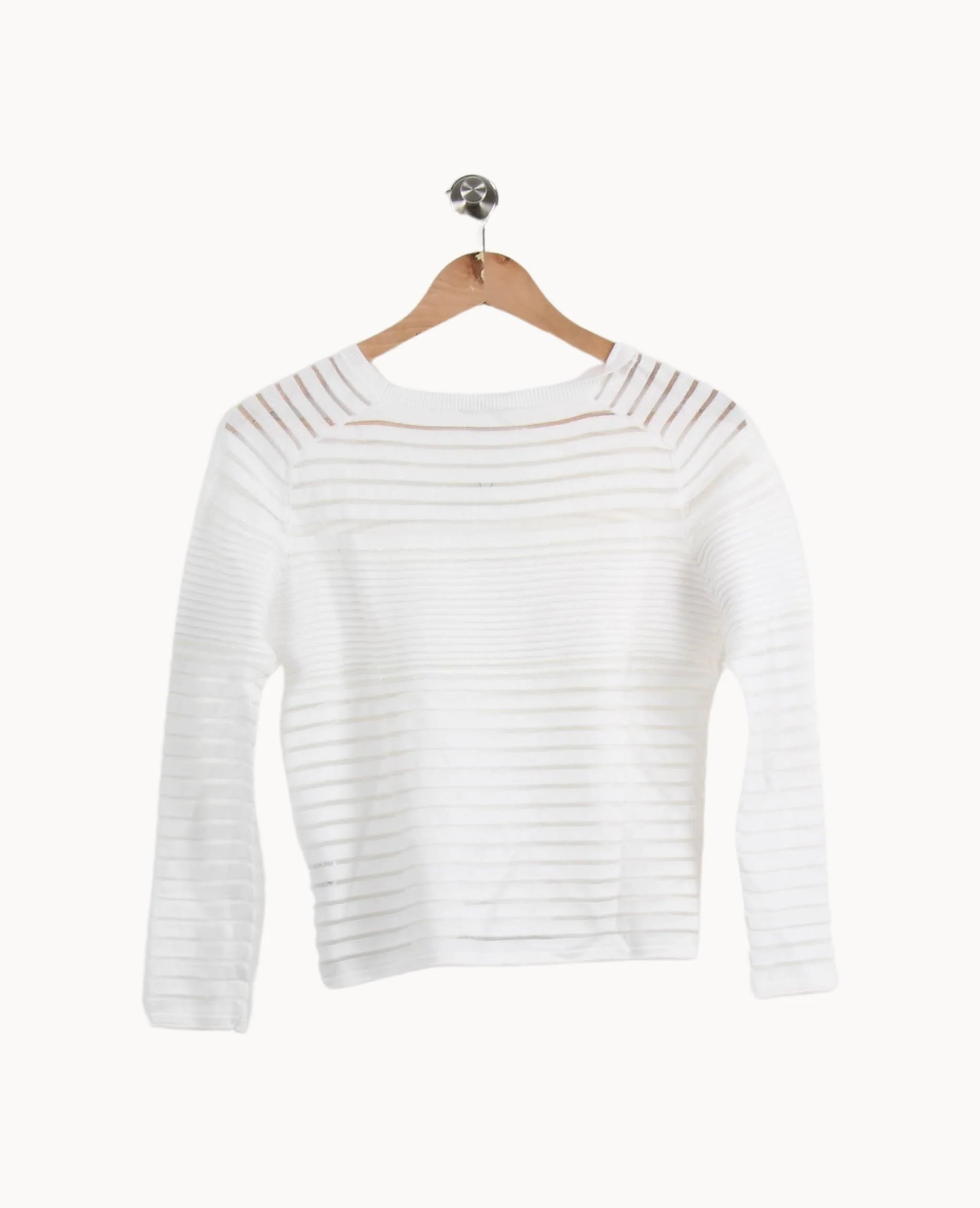 Pull Blanc - Taille S/36 - Image 4