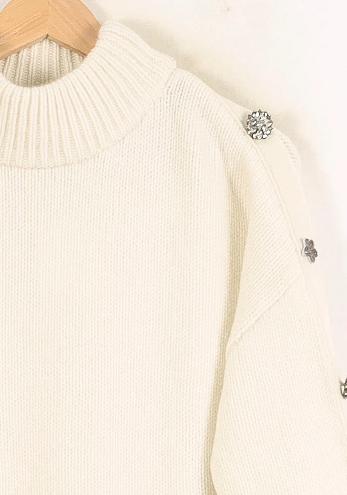 Pull Blanc - Taille S/36 - Image 3