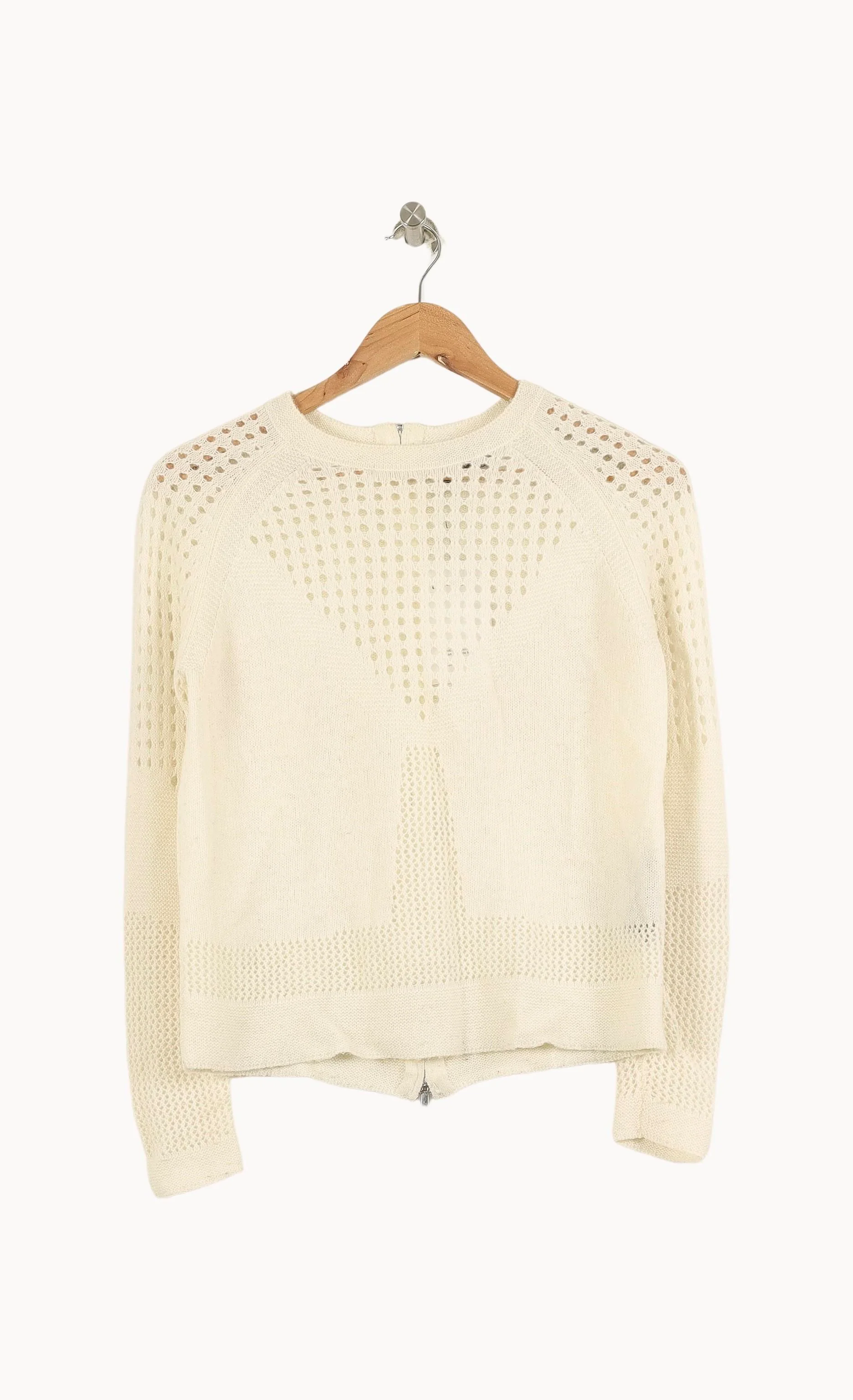 Pull Blanc - Taille XS/34 - Image 2