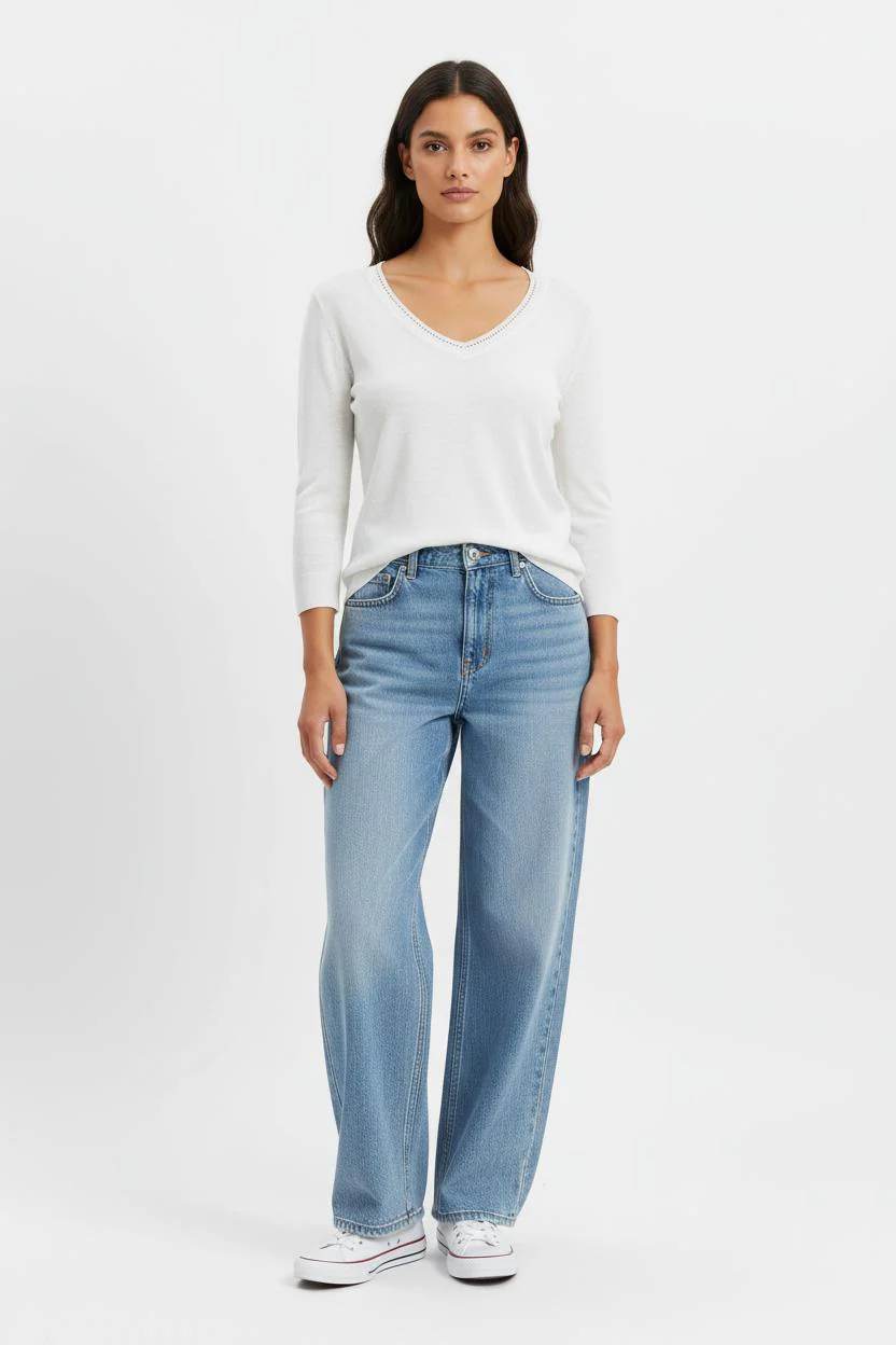 Pull Blanc - Taille XS/34