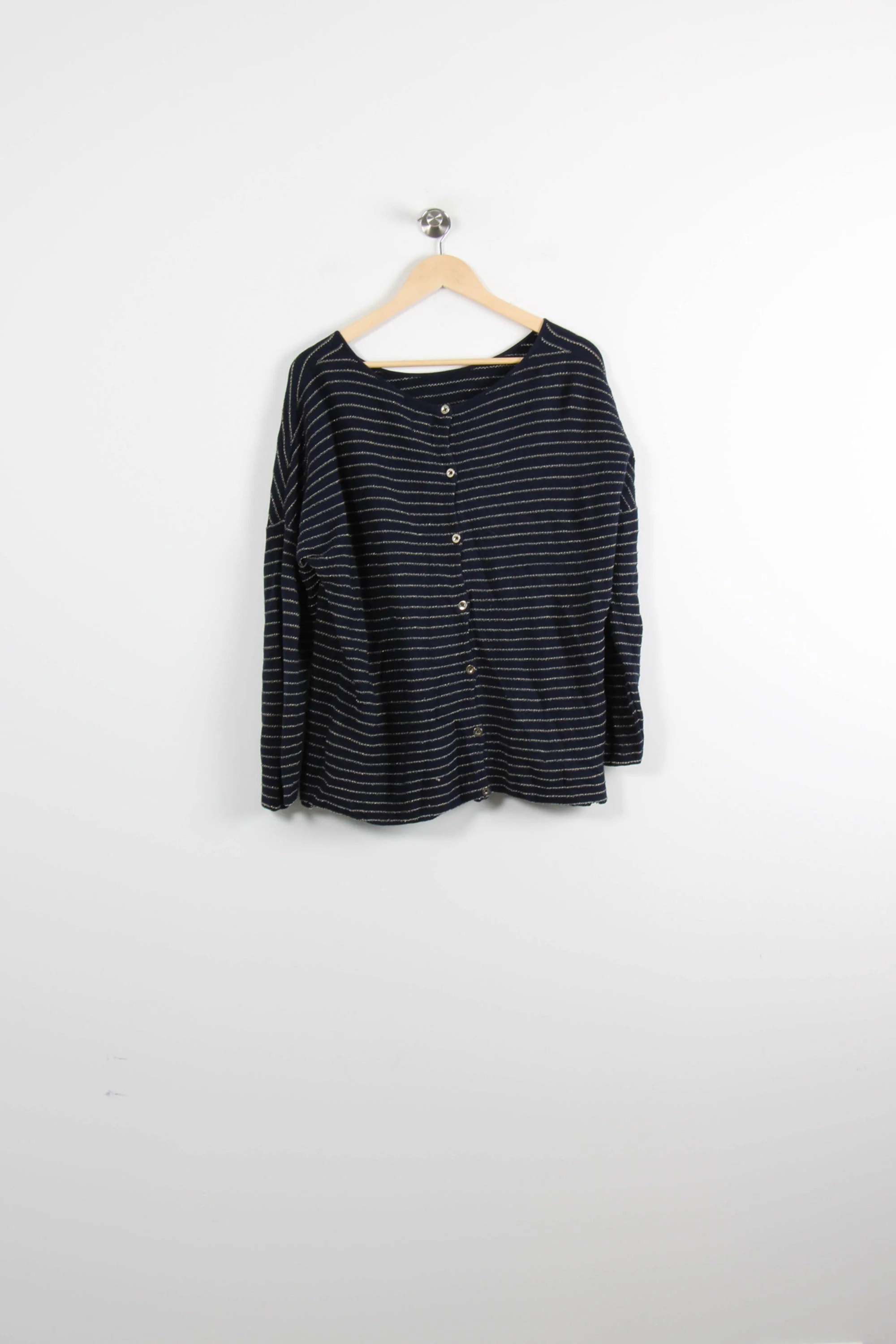 Pull Bleu à Rayures - Taille M/38 - Image 4