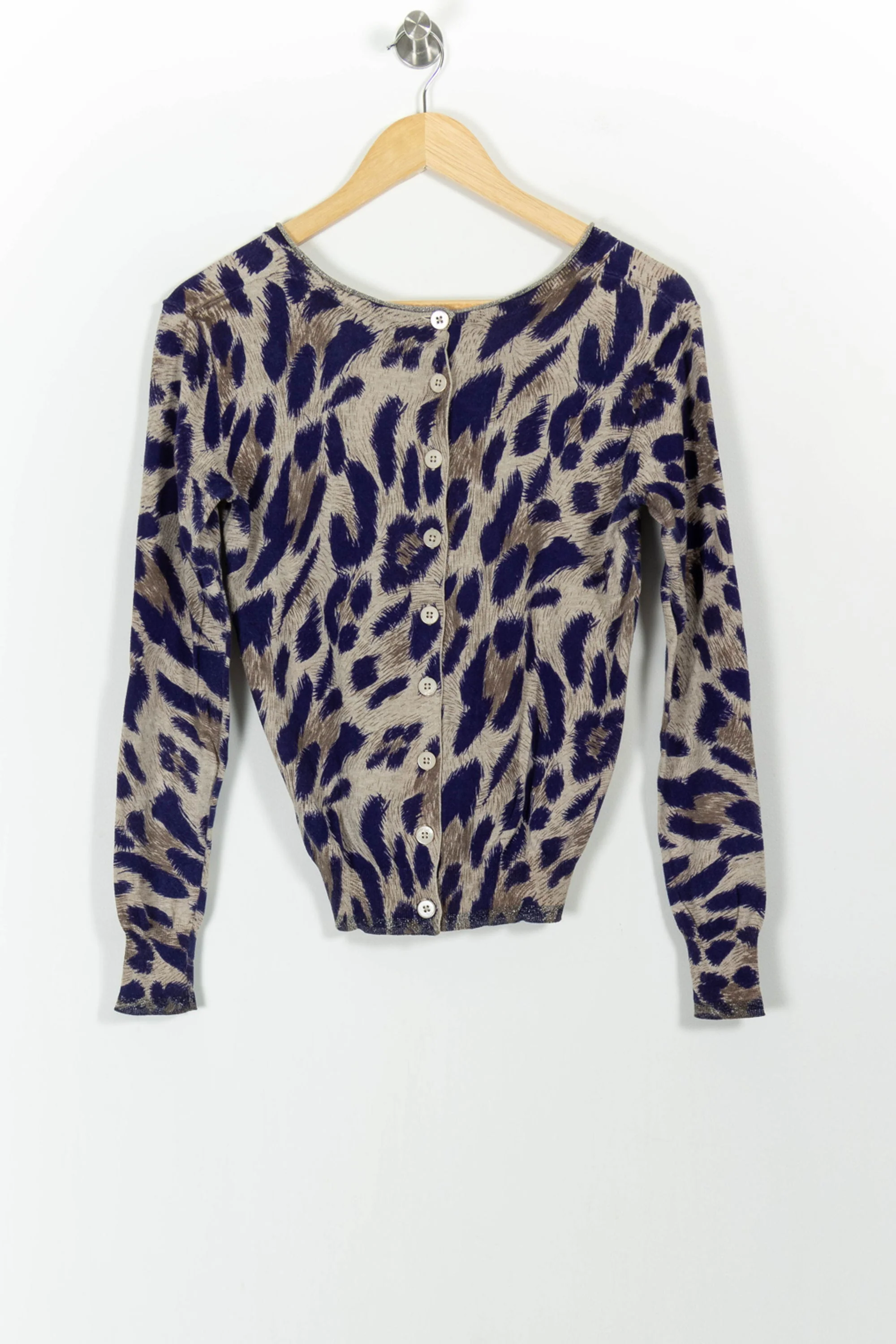 Pull Bleu et Beige - Taille S/36 - Image 4