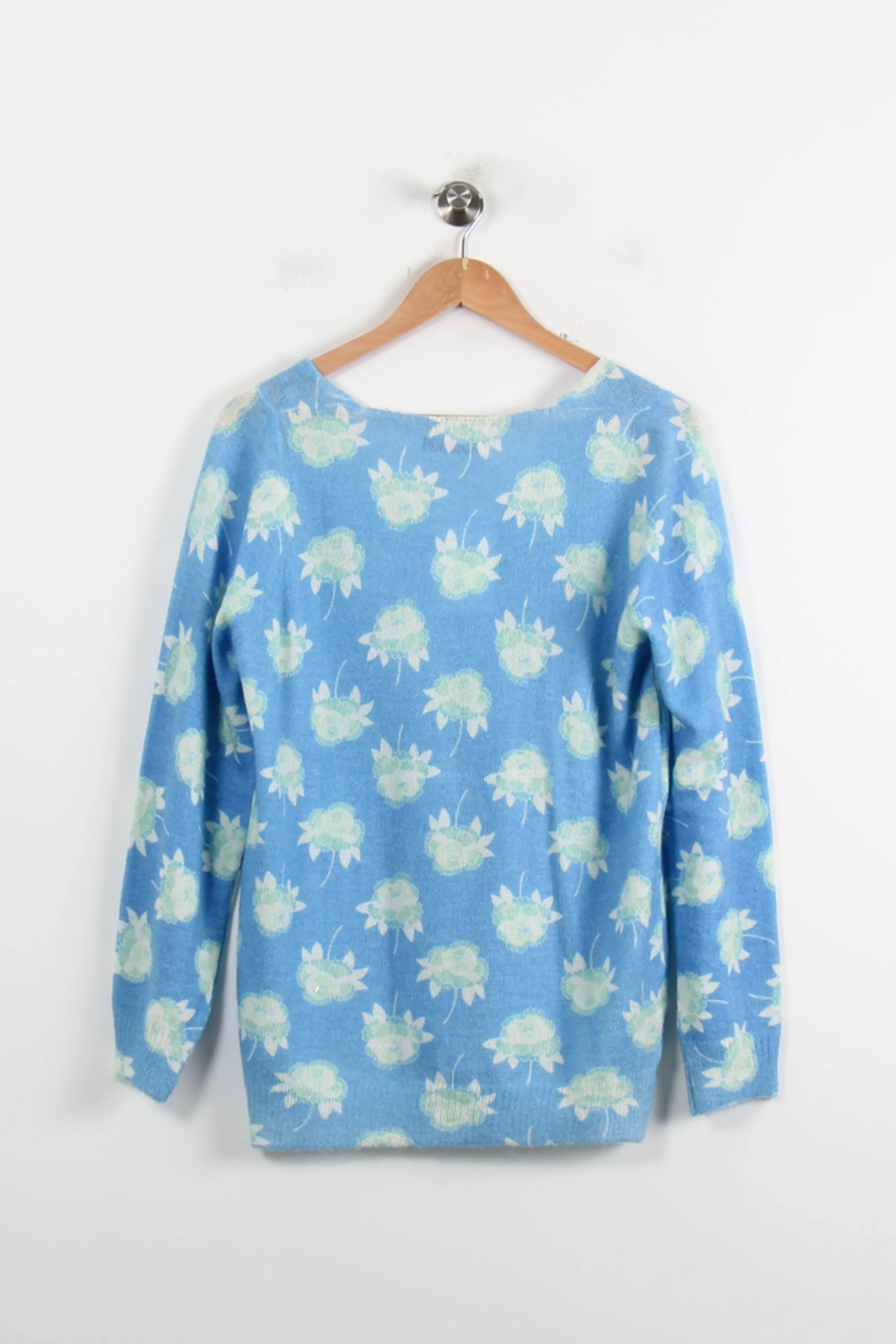 Pull Bleu et Blanc - Taille S/36 - Image 4