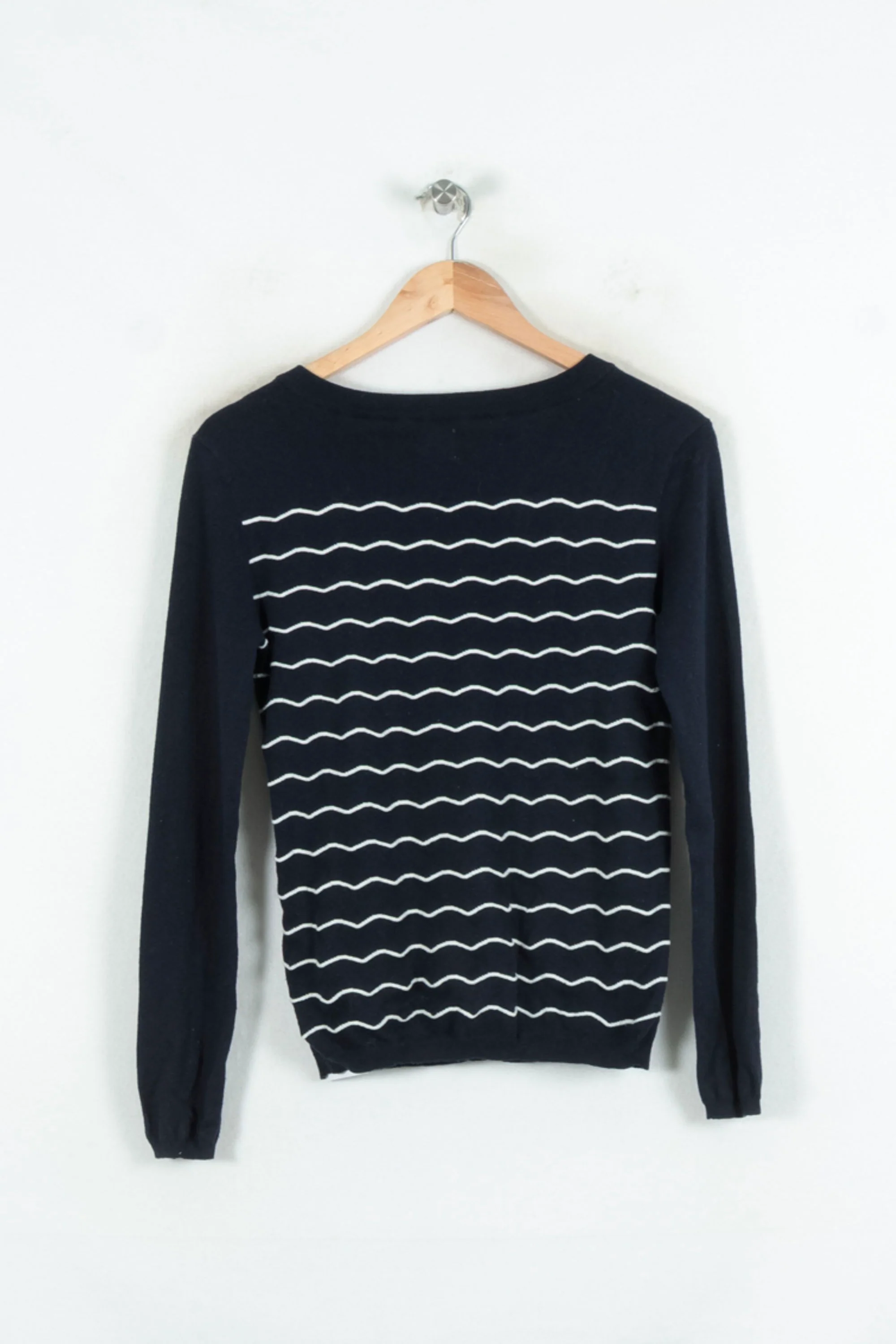 Pull Bleu et Blanc - Taille S/36 - Image 2