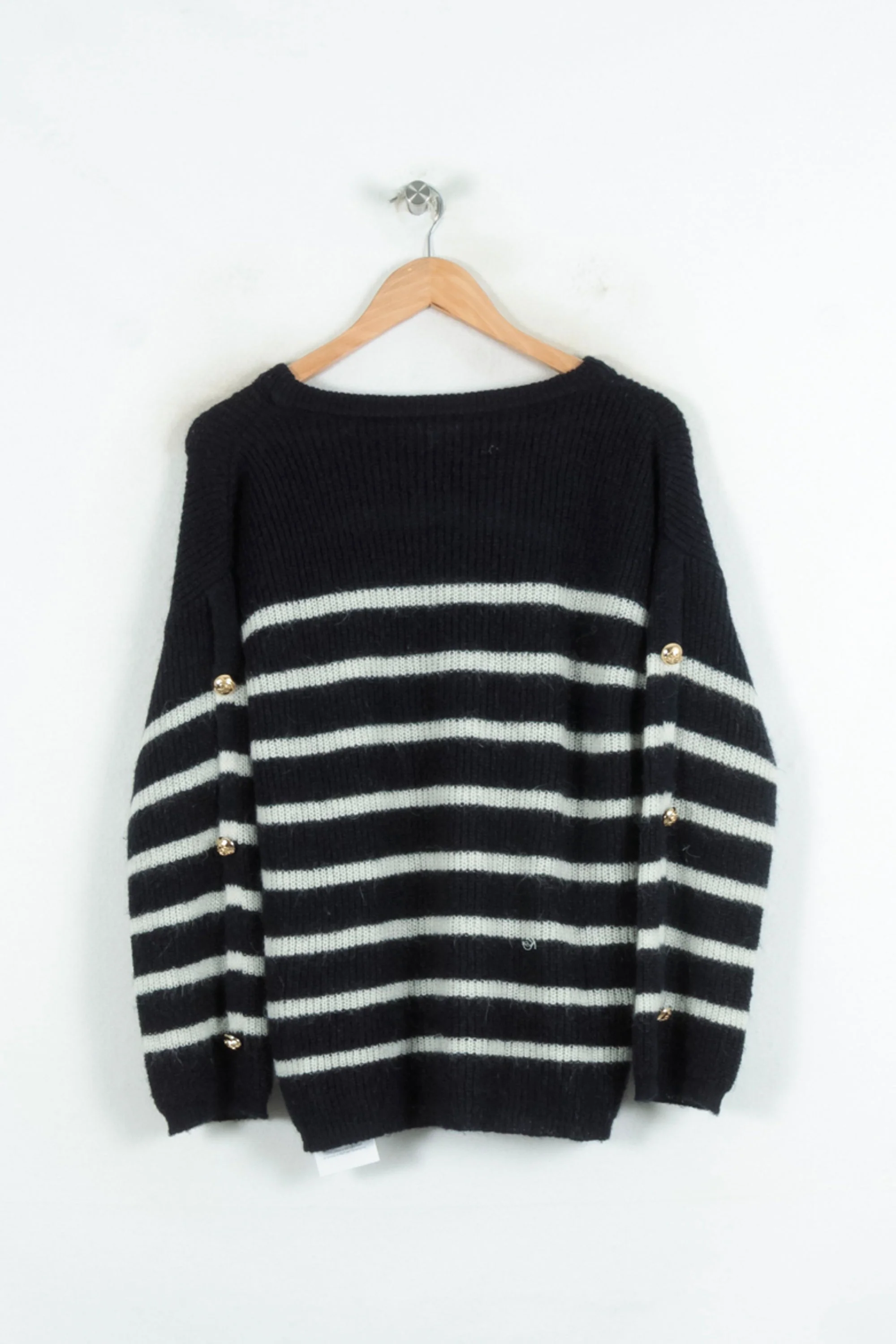 Pull Bleu et Blanc - Taille S/36 - Image 2