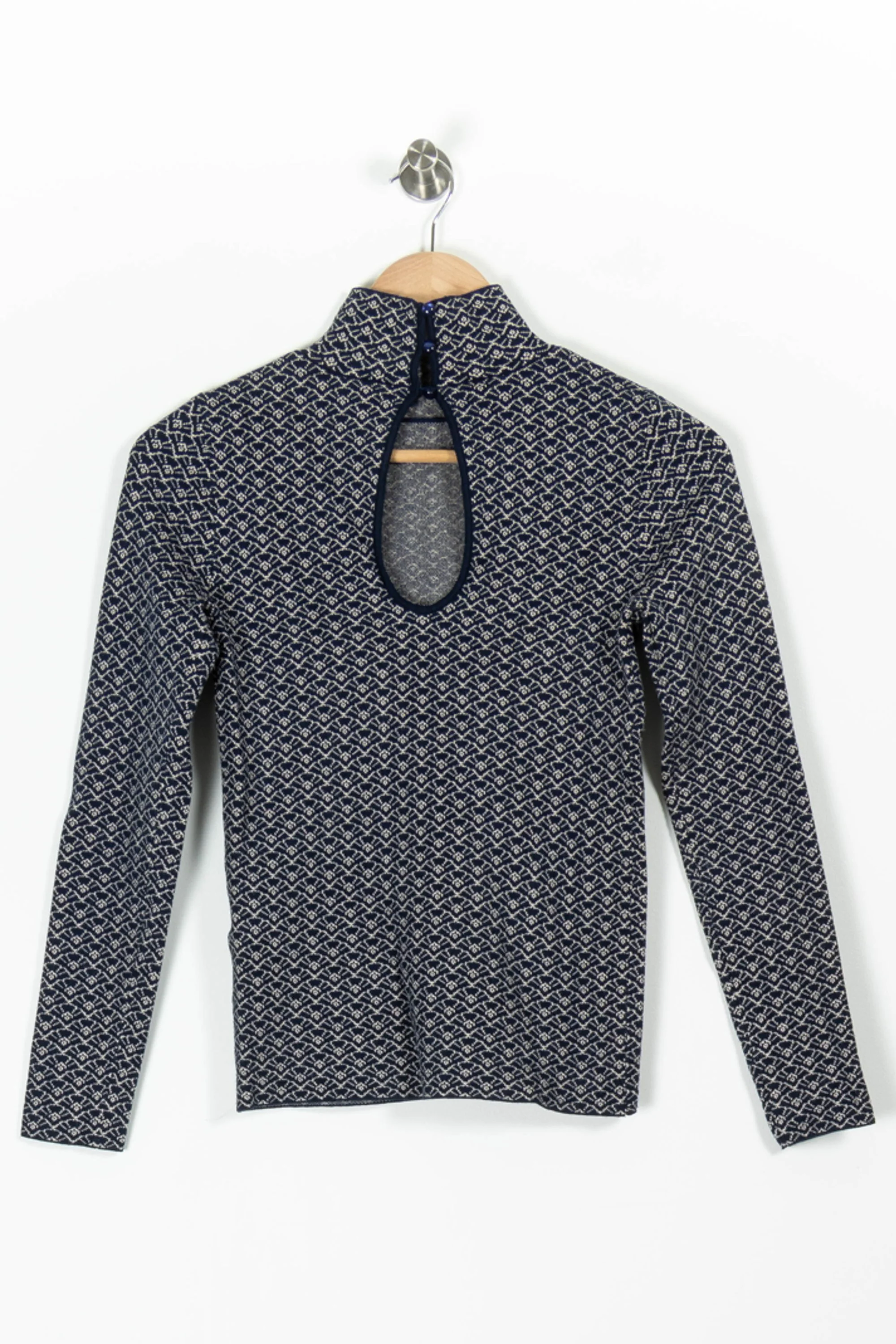 Pull Bleu et Blanc - Taille S/36 - Image 4