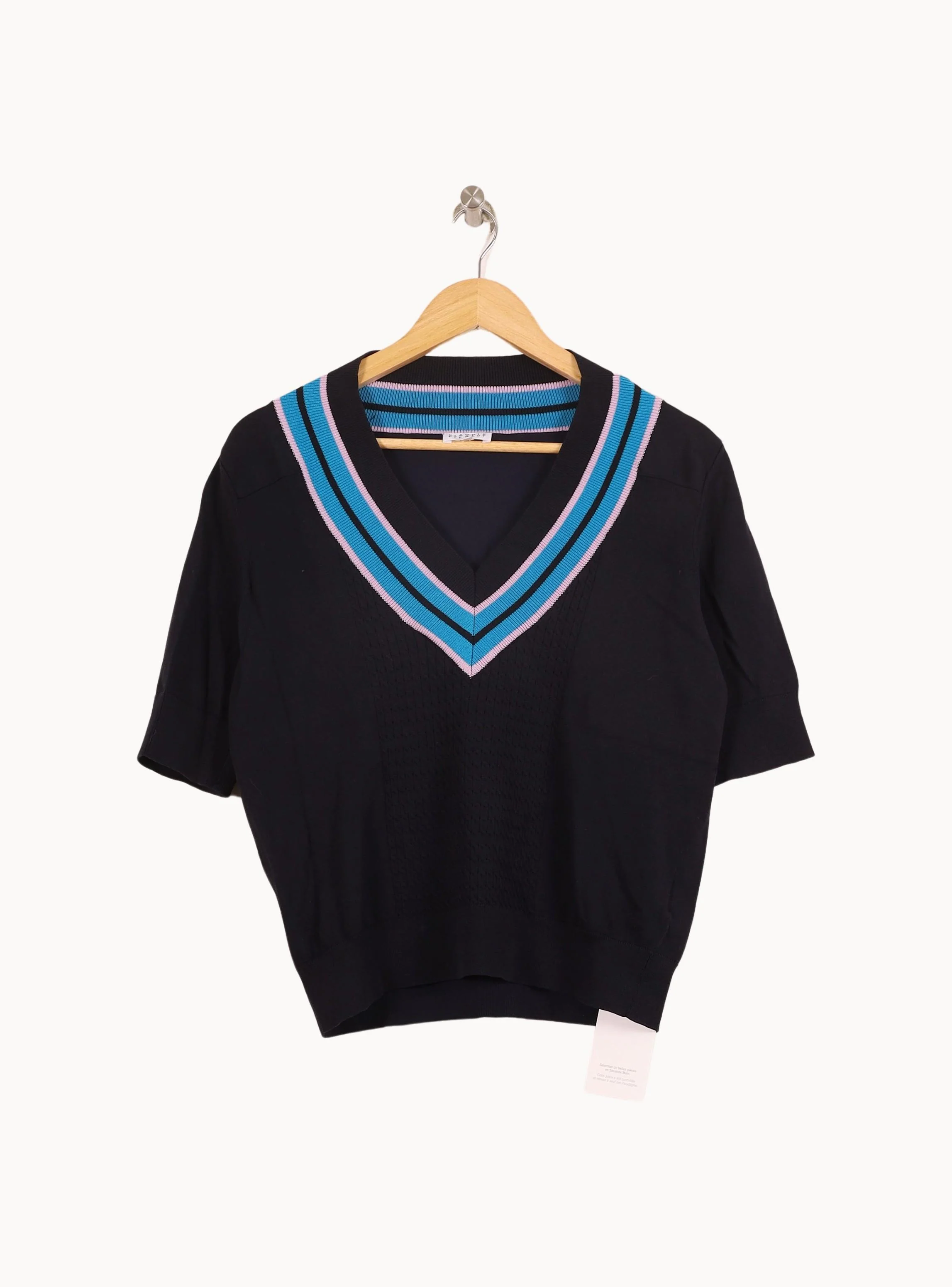 Pull Bleu et Bleu Clair - Taille M/38 - Image 2
