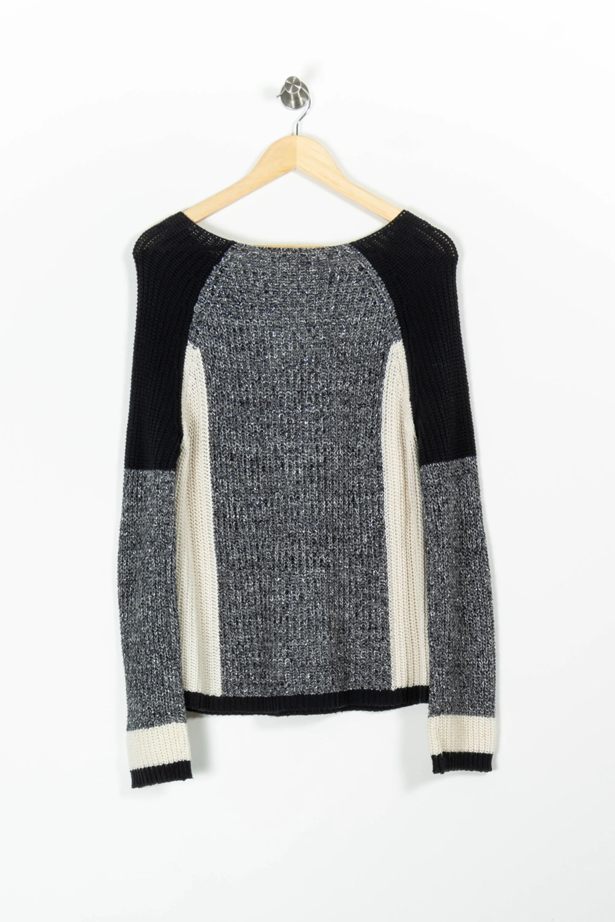 Pull Bleu et Écru - Taille M/38 - Image 4