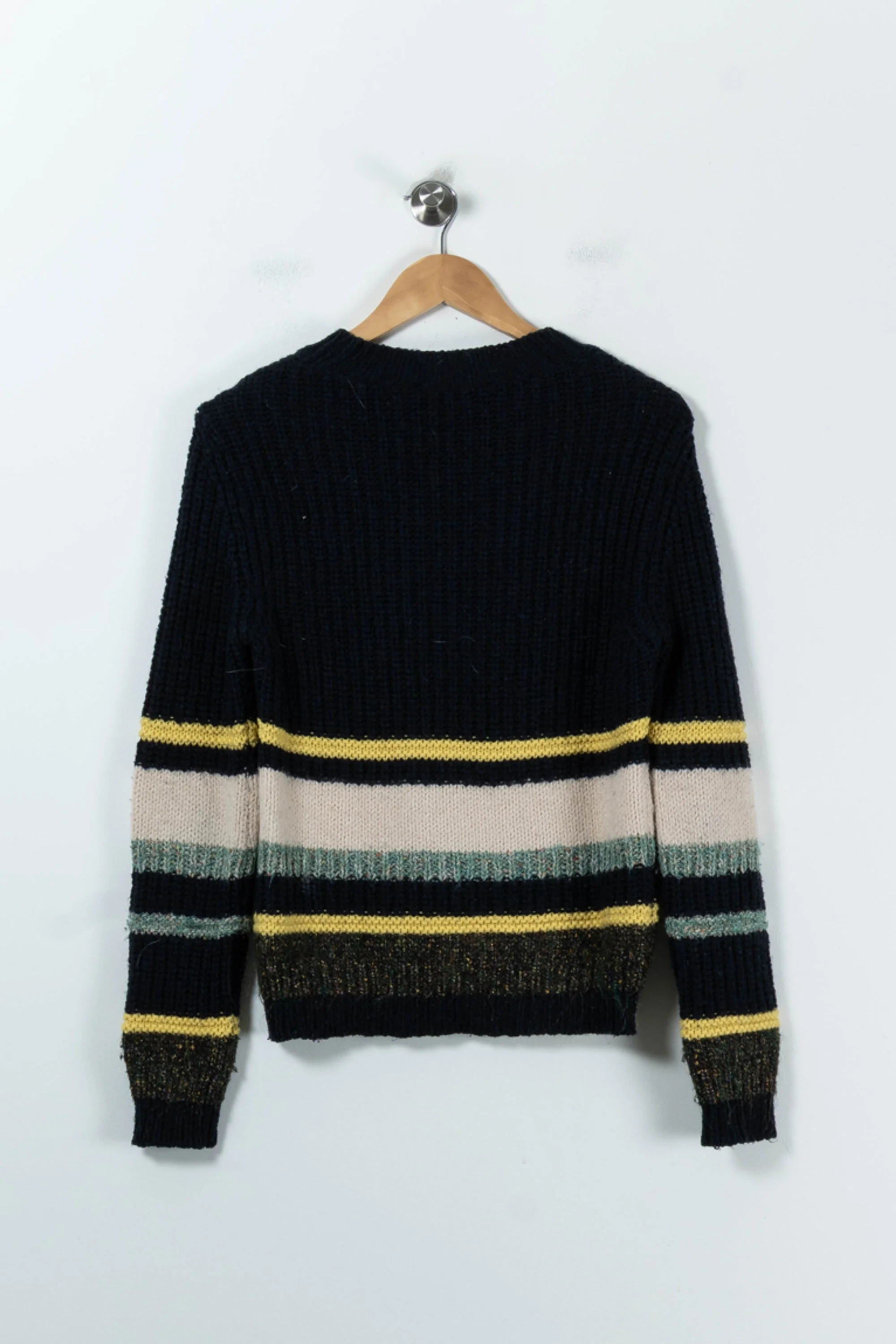 Pull Bleu et Jaune - Taille S/36 - Image 4