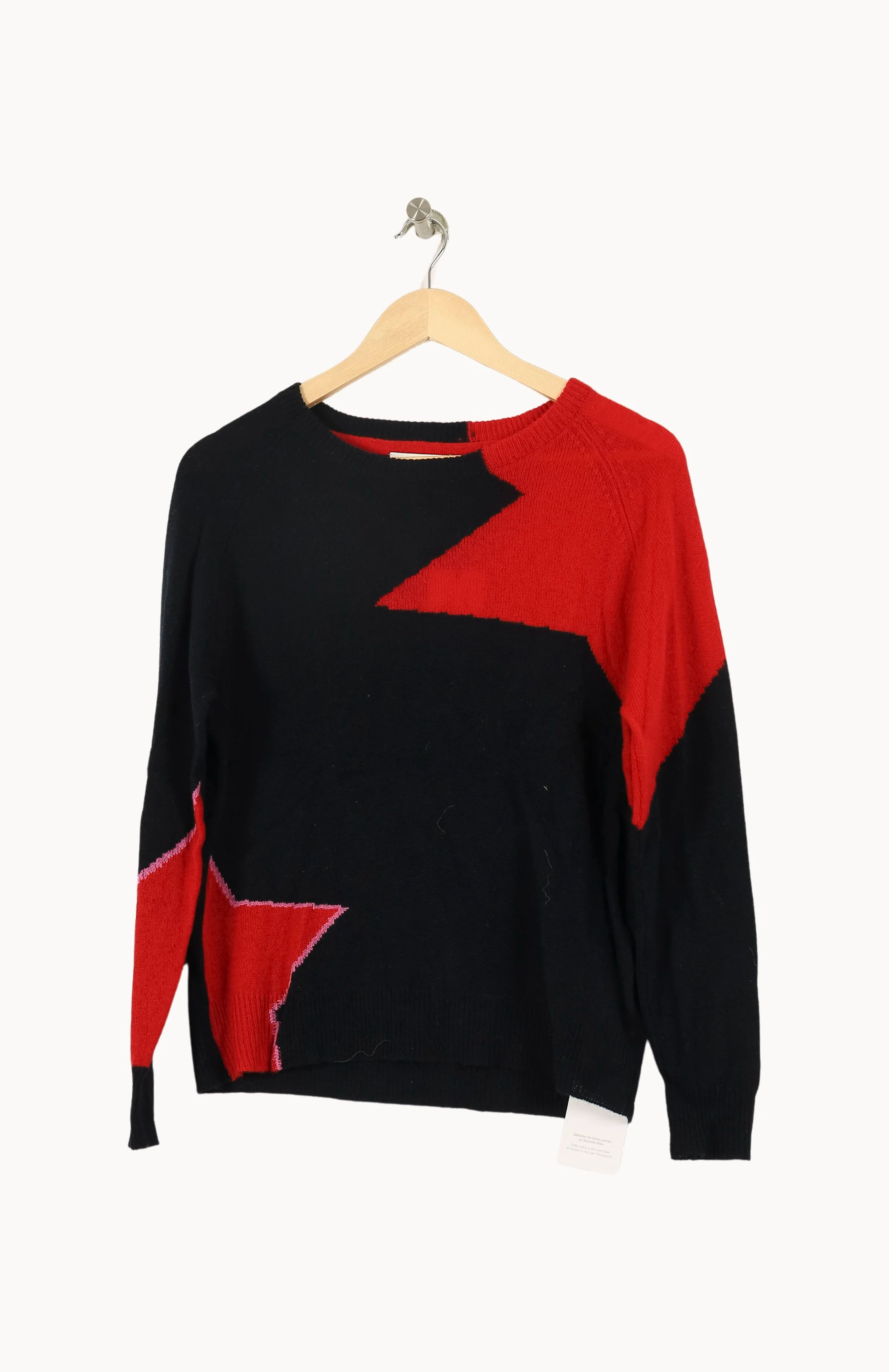 Pull Bleu et Rouge - Taille S/36 - Image 2