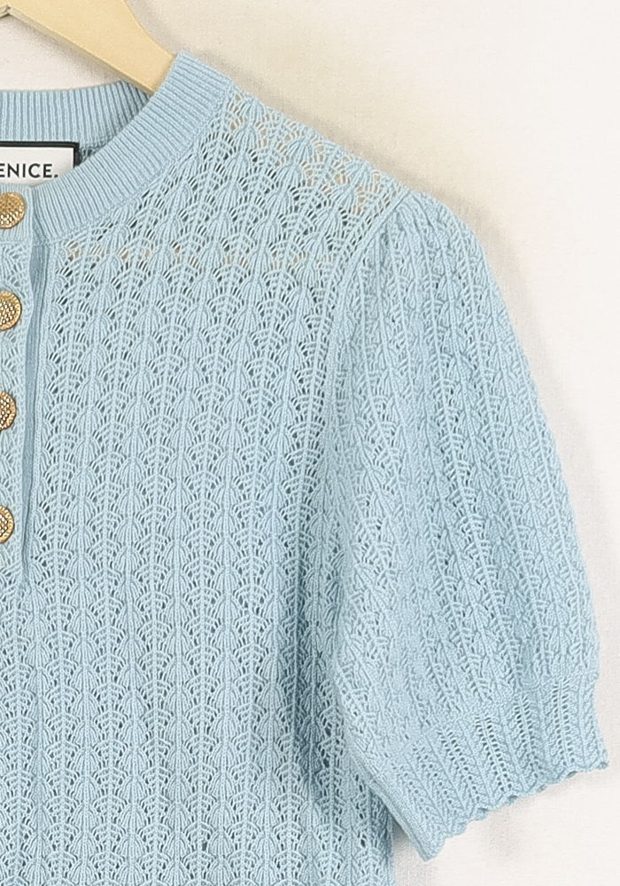 Pull Bleu - Taille S/36 - Image 3