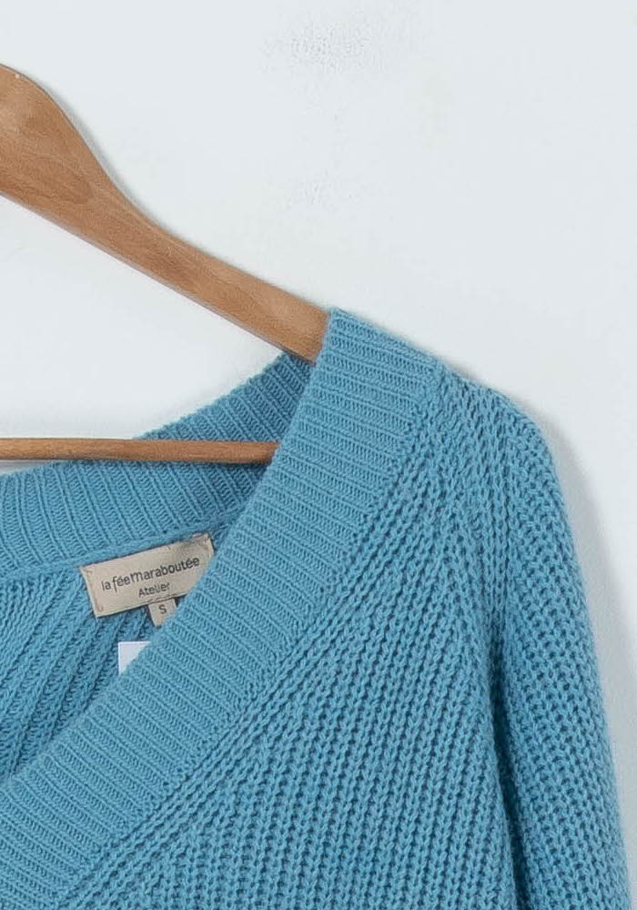 Pull Bleu - Taille S/36 - Image 3