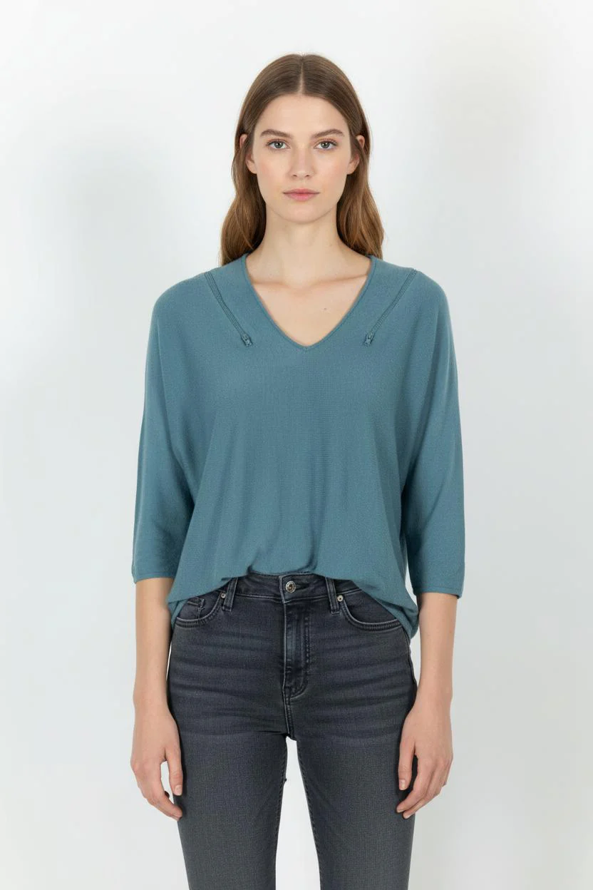Pull Bleu - Taille S/36
