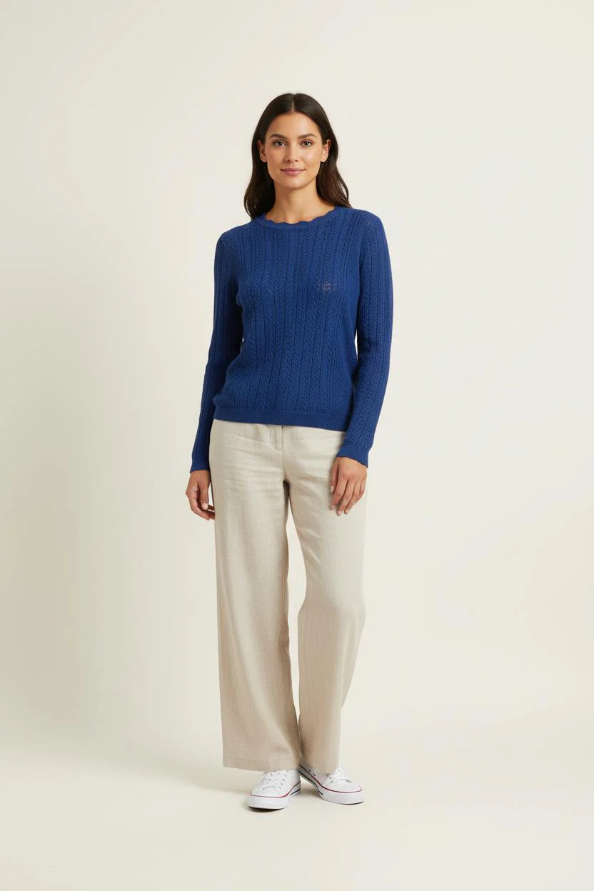 Pull Bleu - Taille XS/34